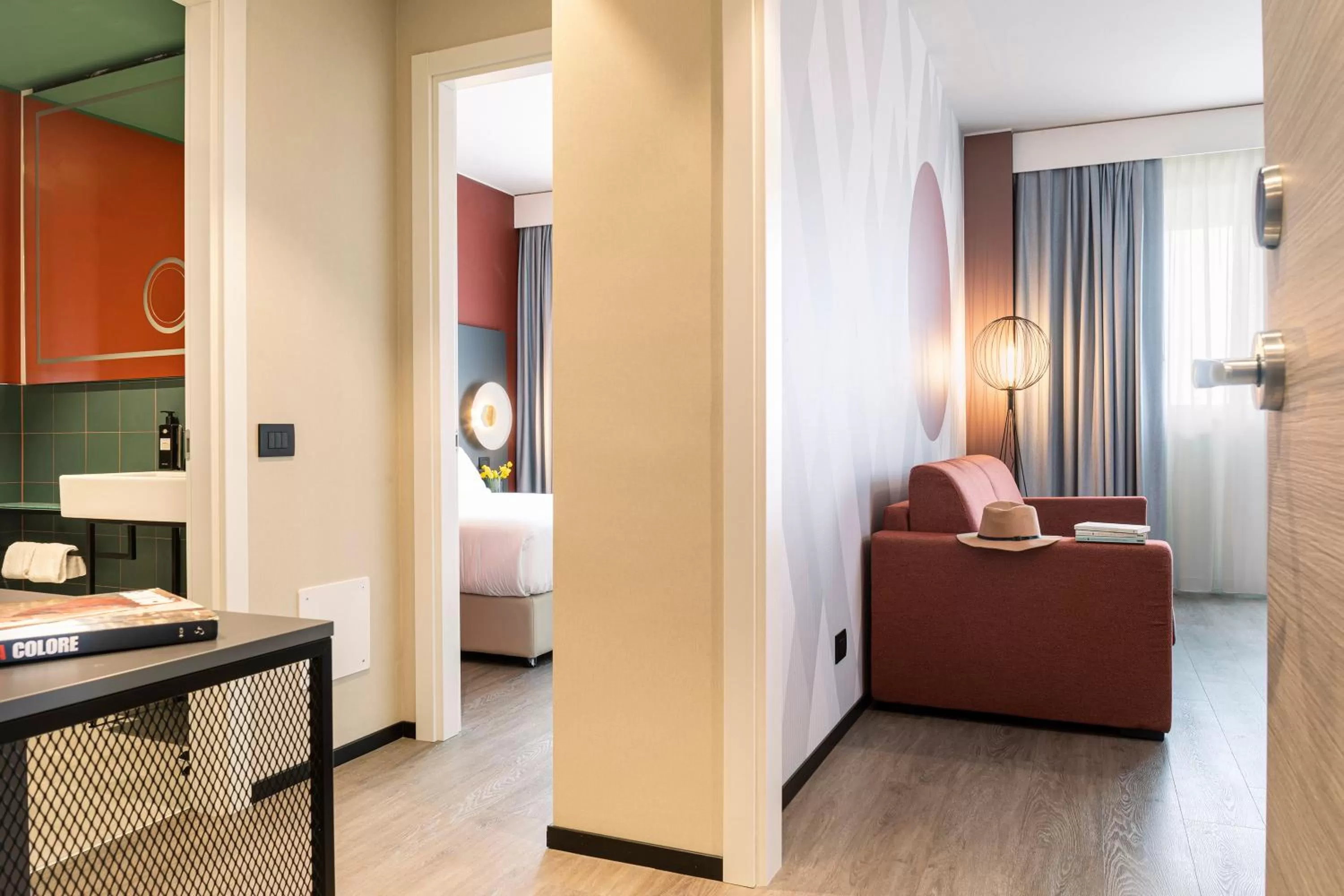 Bedroom, Bed in Quark Hotel Milano