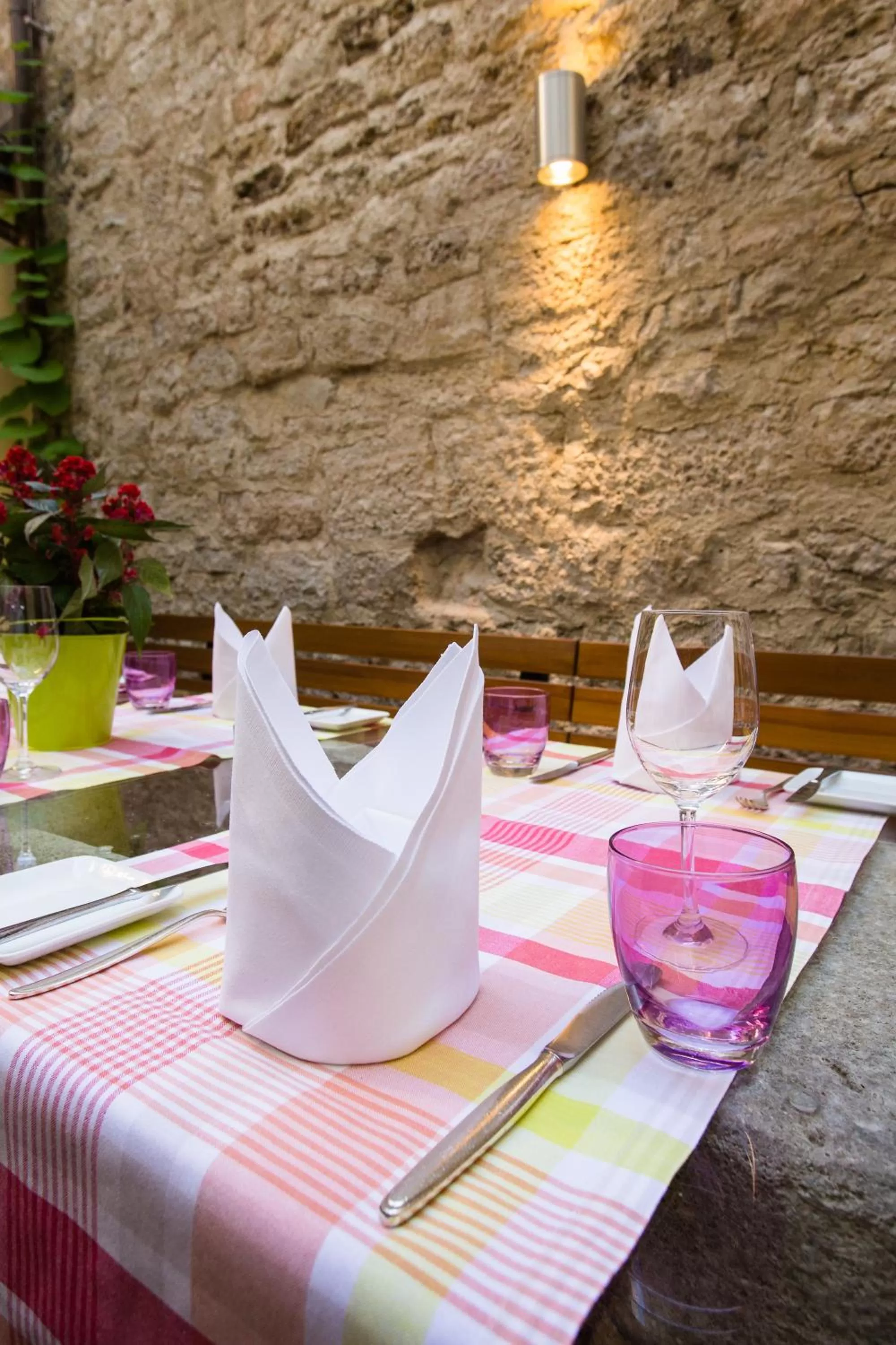 Patio in Romantik Hotel Markusturm