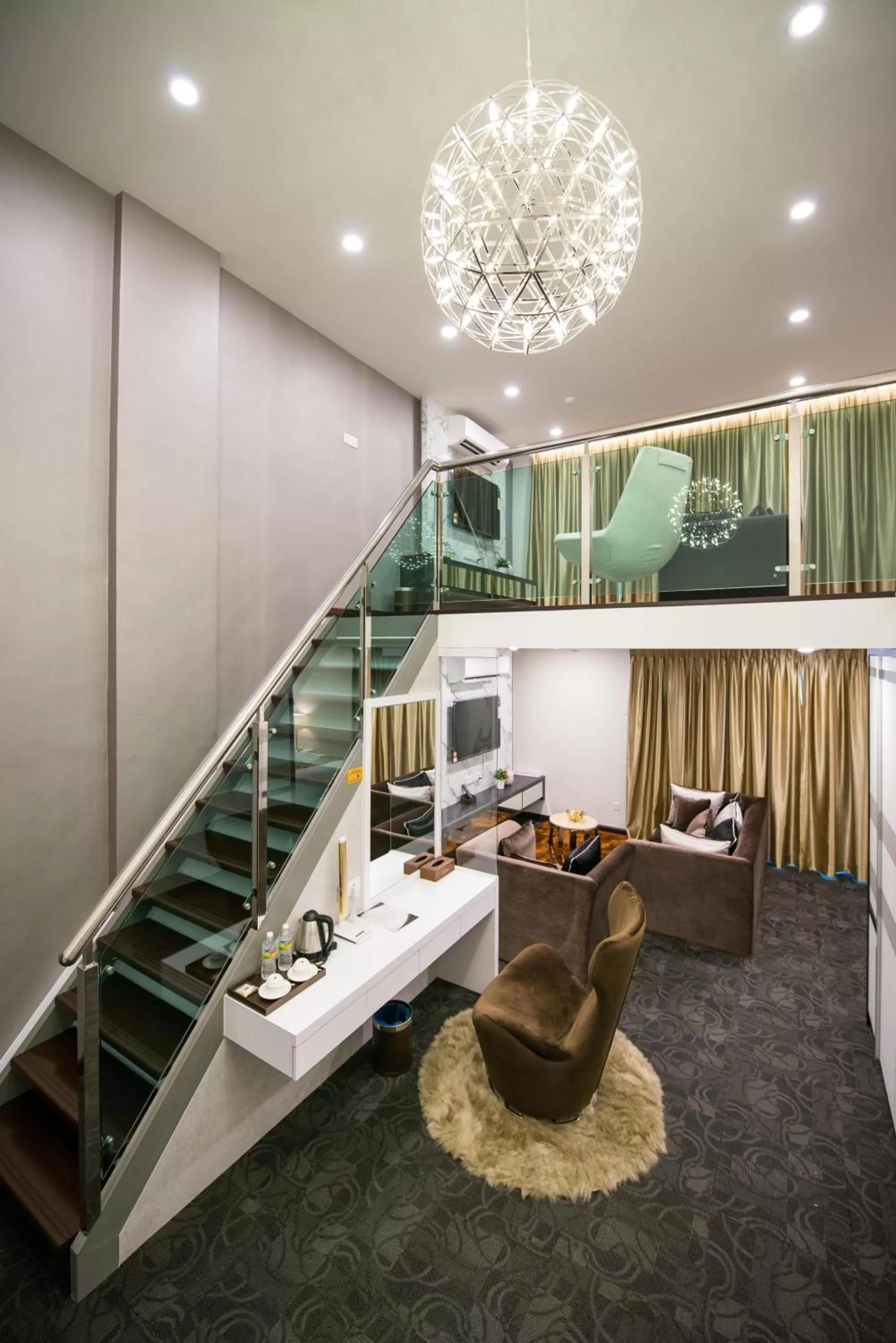 Living room in Asiatic Hotel