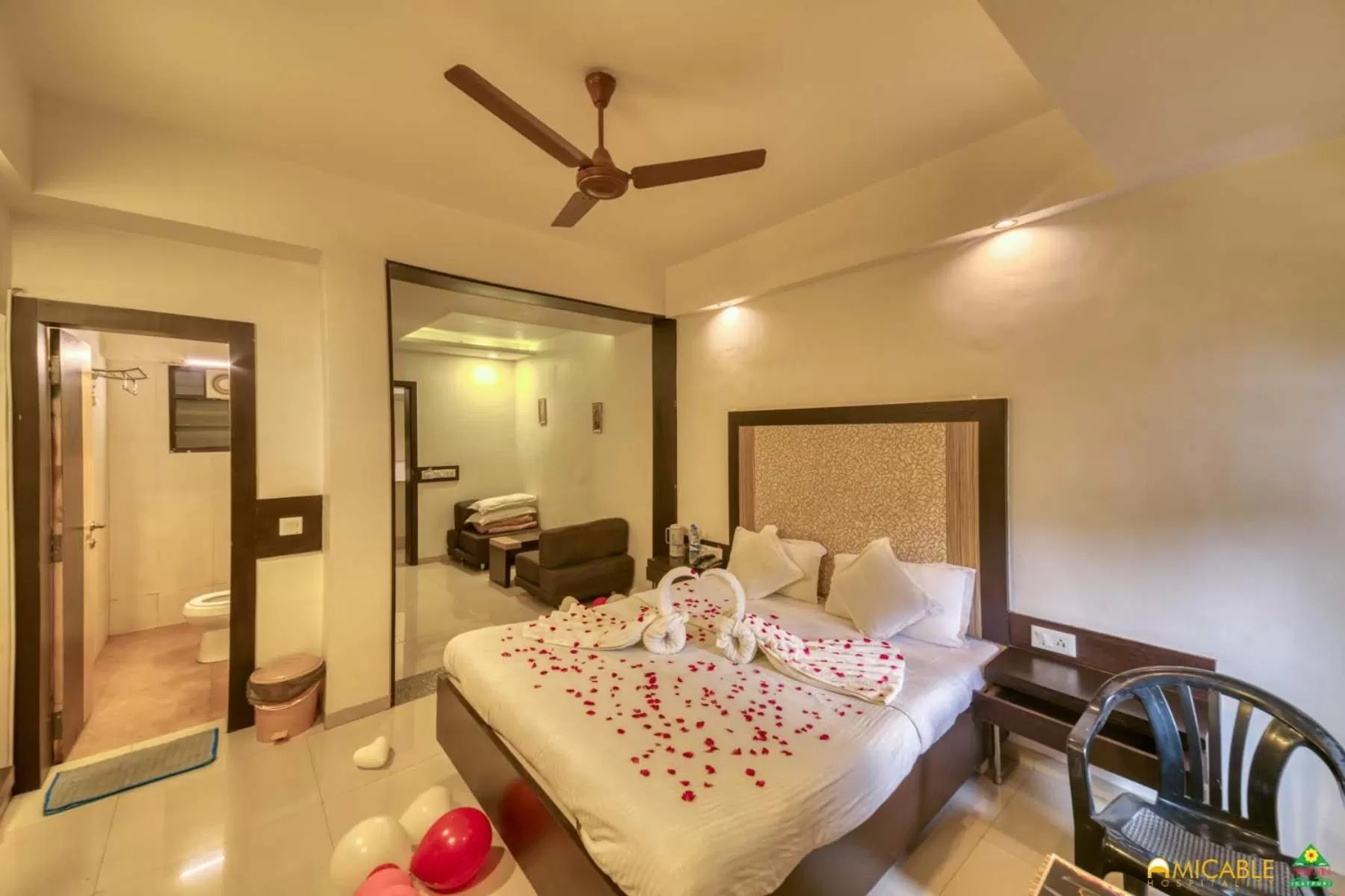 Bed in Hotel Ashwin Igatpuri, Pure Veg & Jain Food