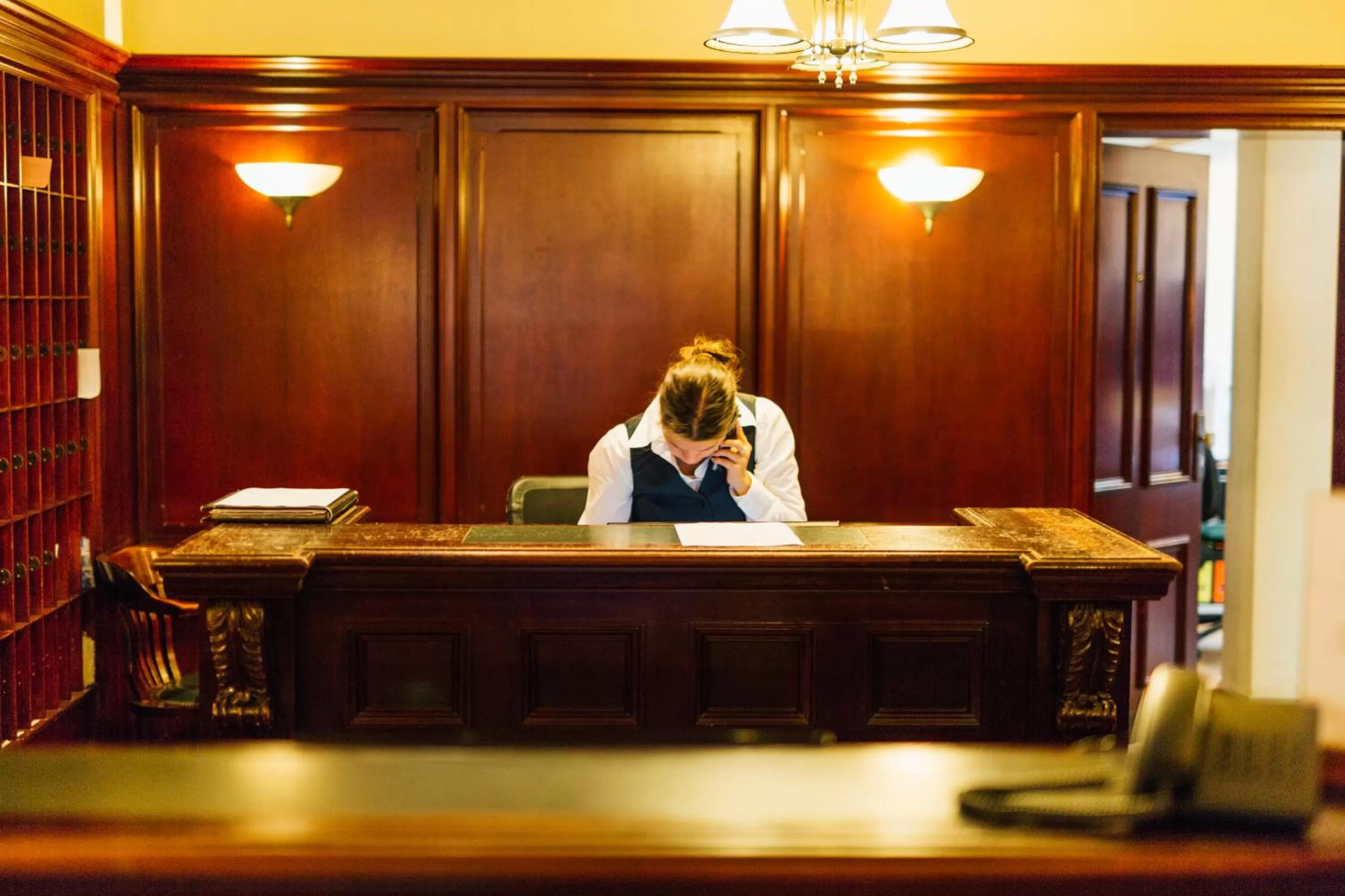 Lobby or reception in Parkhotel Mastbosch Breda