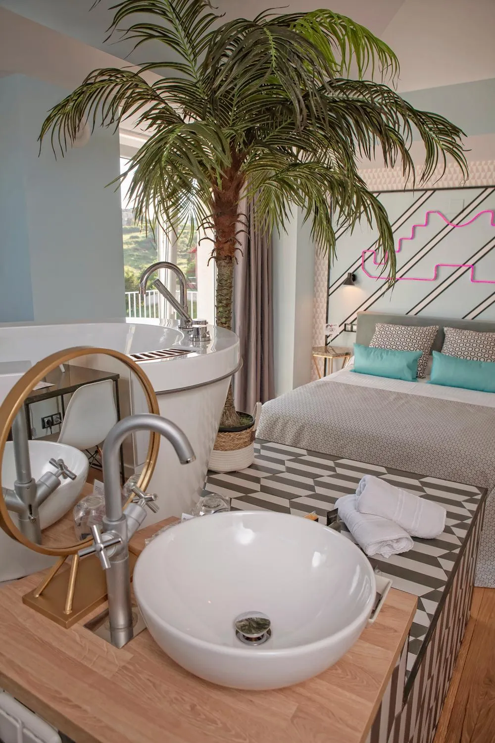 Bed in Amita Hotel Boutique "Only adults"