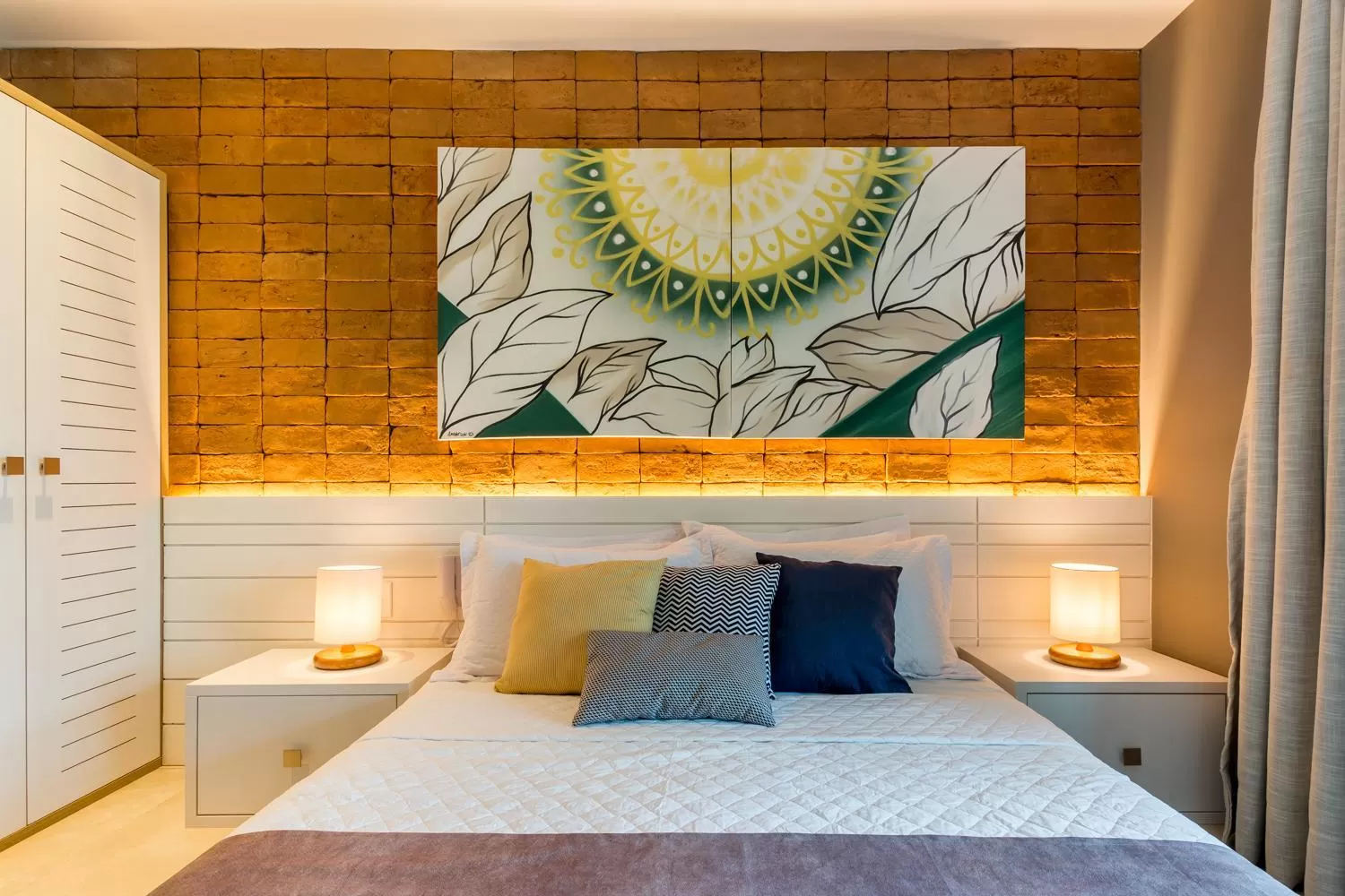 Bed in Bravo Pousada Design