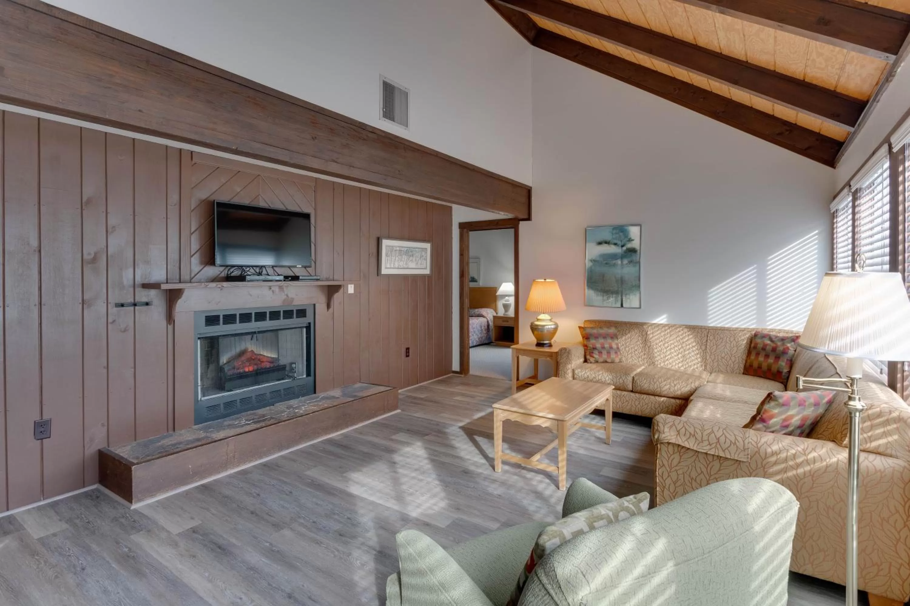 Living room, Seating Area in Chalet High by Capital Vacations