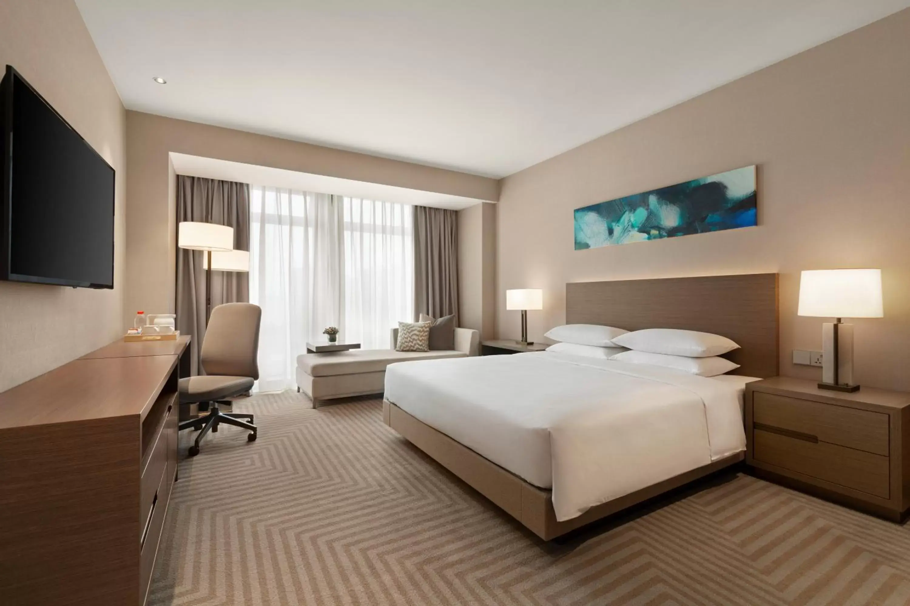 Den King Room in Hyatt House Chengdu Pebble Walk Den King Room in Hyatt House Chengdu Pebble Walk