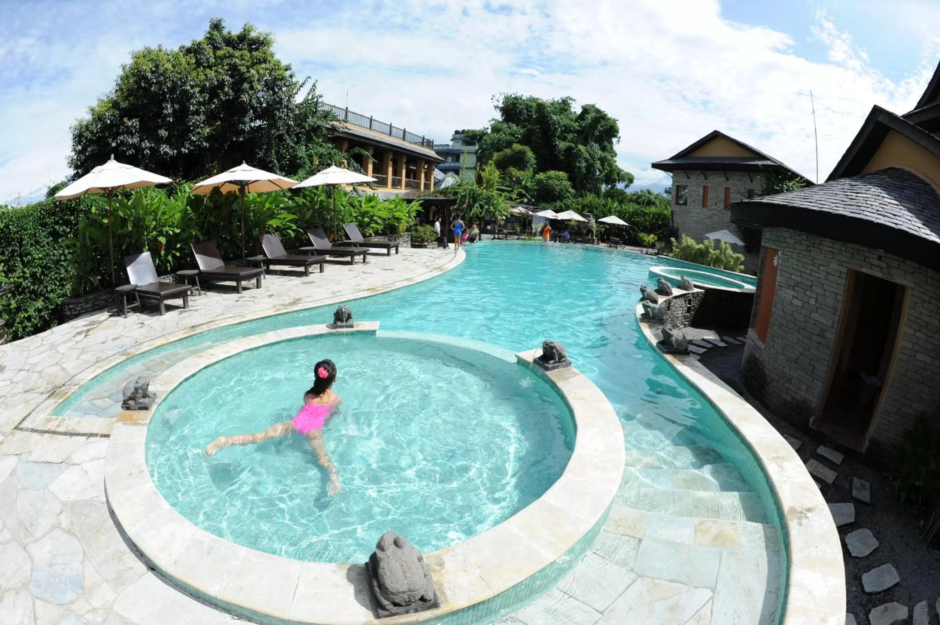 People in Temple Tree Resort & Spa, Pokhara