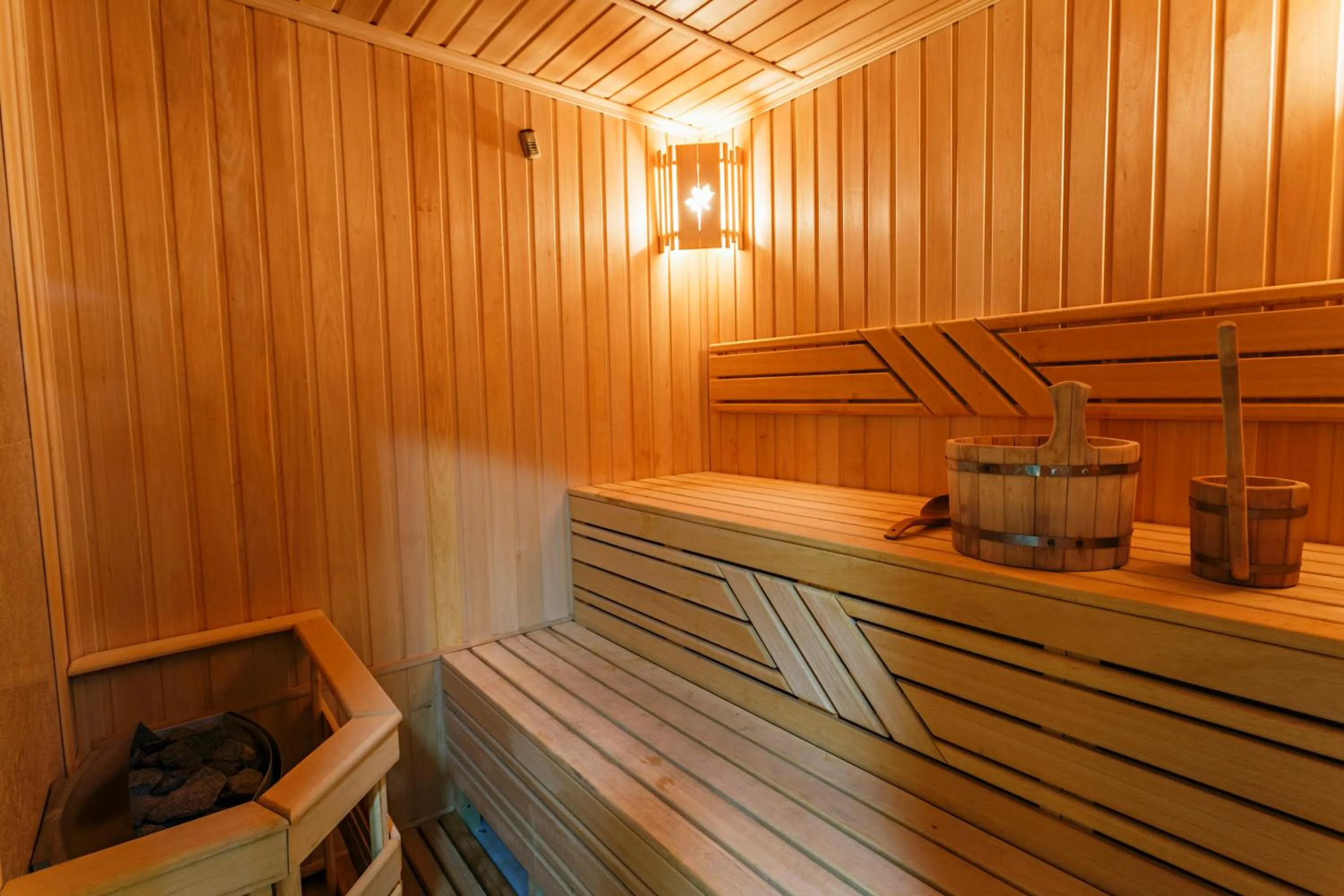 Sauna in Solutel Hotel