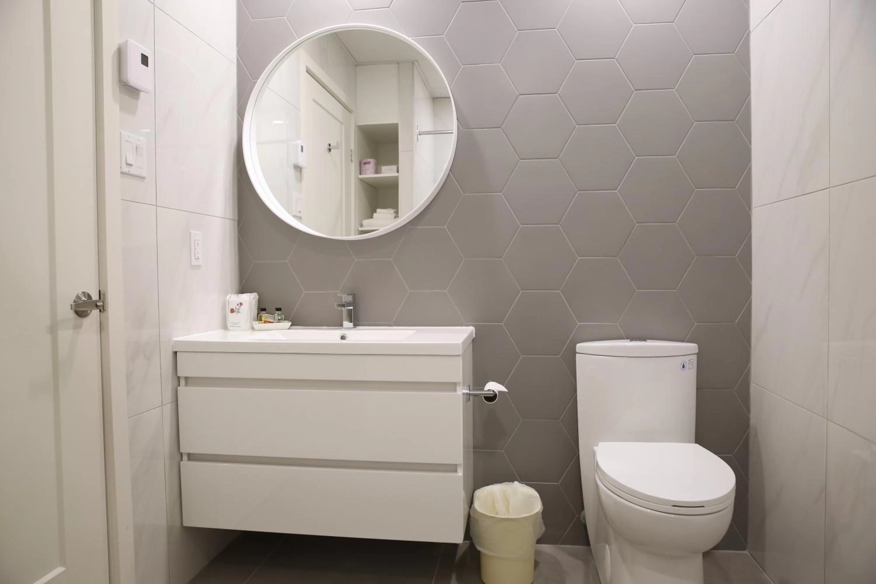 Bathroom in Auberge du Grand Lac