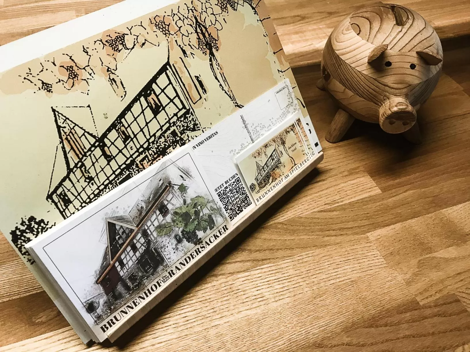 Lobby or reception in Brunnenhof Randersacker - das kleine Hotel