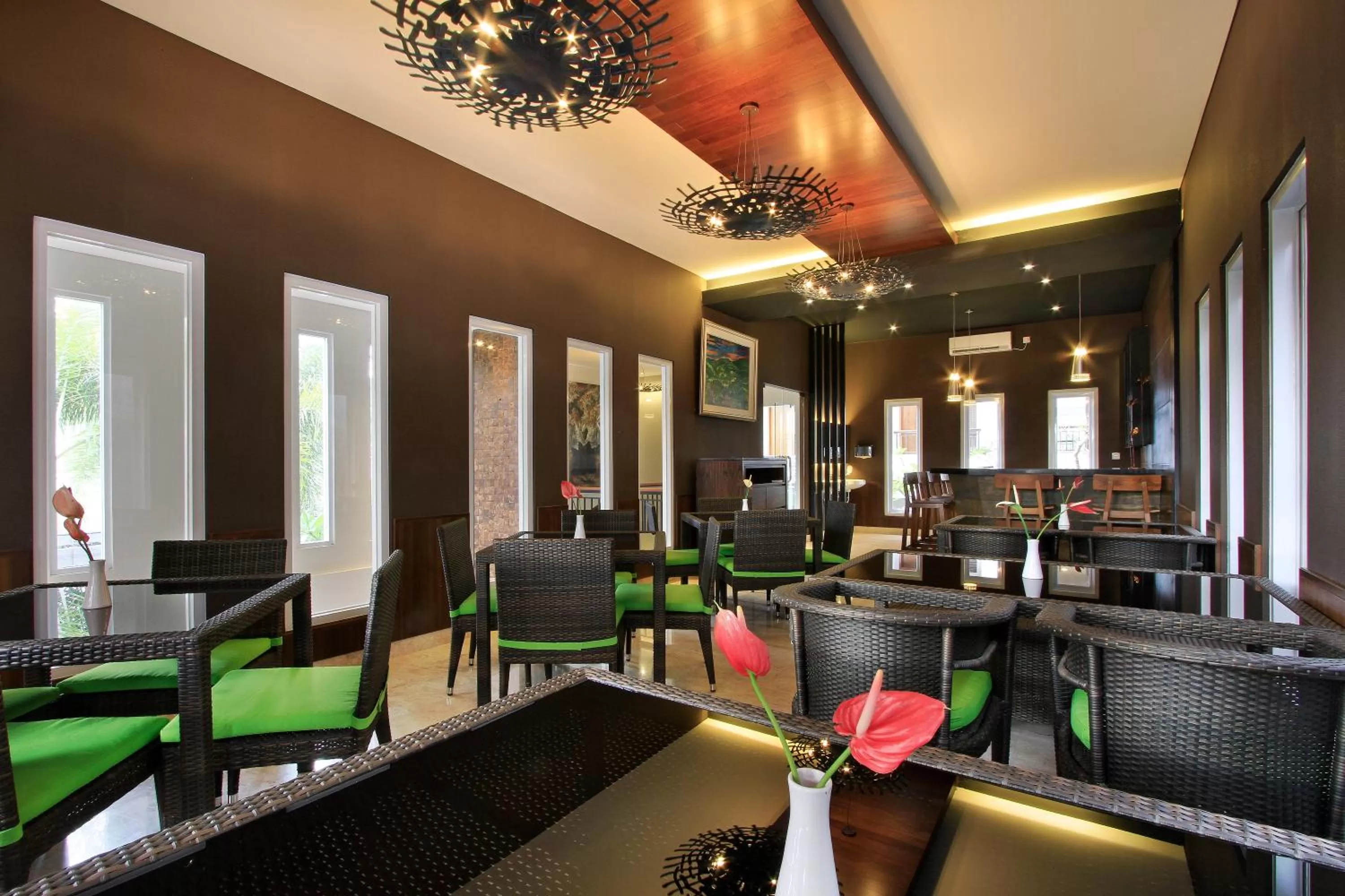 Communal lounge/ TV room in Puri Padma Hotel