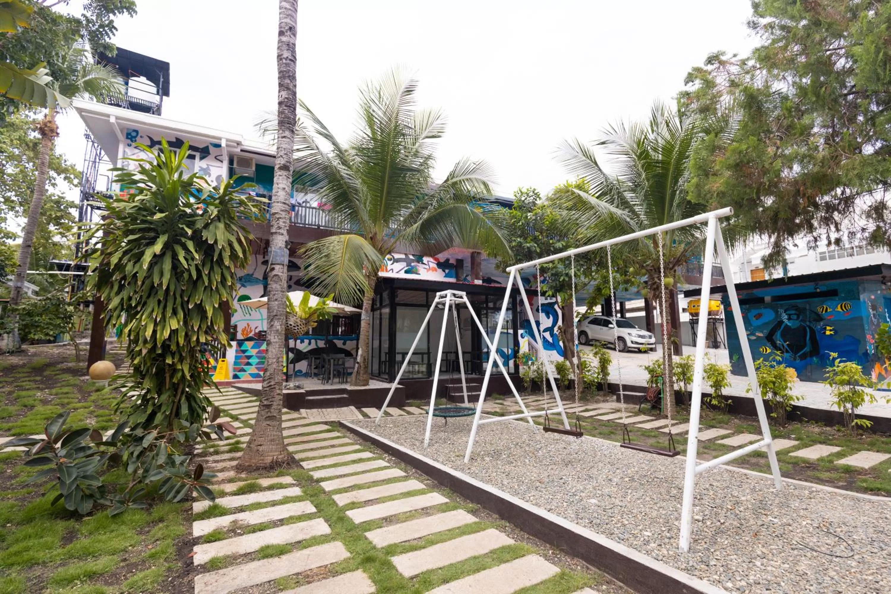 Natural landscape, Children's Play Area in Pescadores Suites Moalboal