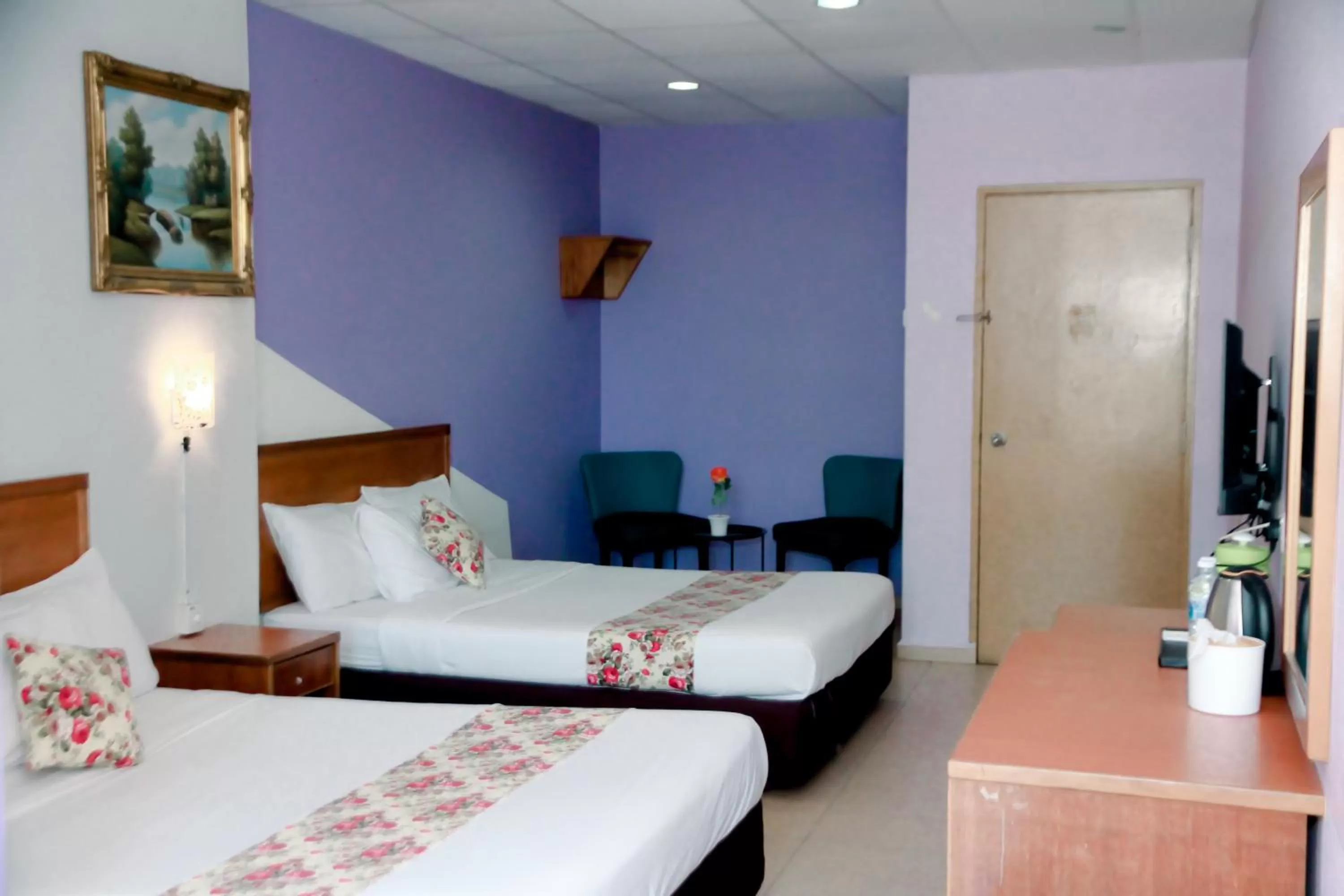 Bed in HOTEL D VIEW MERSING