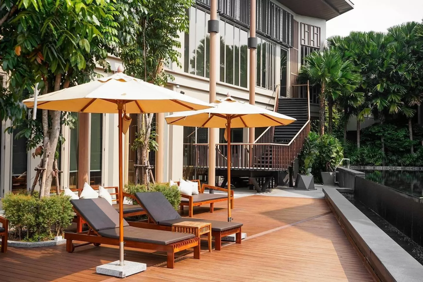 Swimming pool in W1Bangkoknoi Hotel