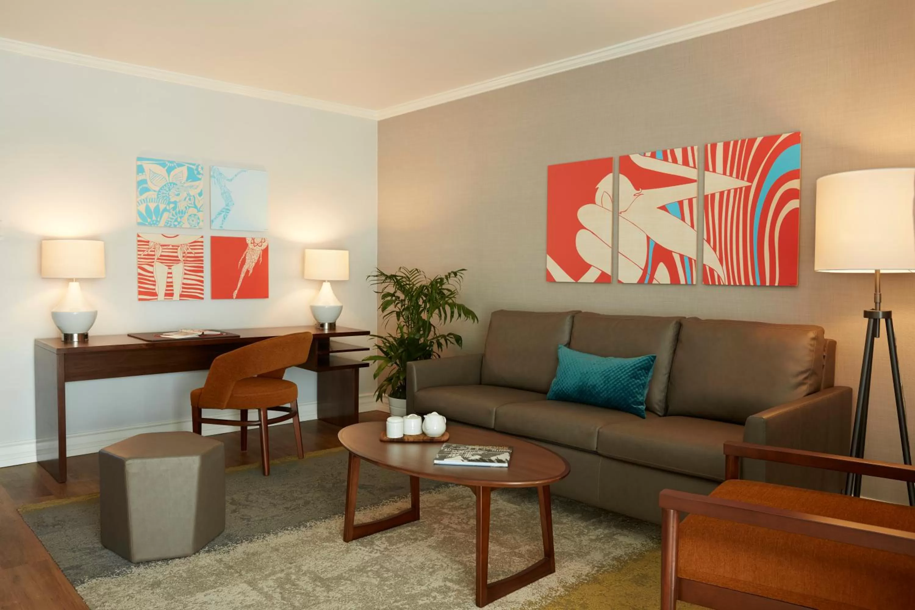 Living room in Town and Country San Diego