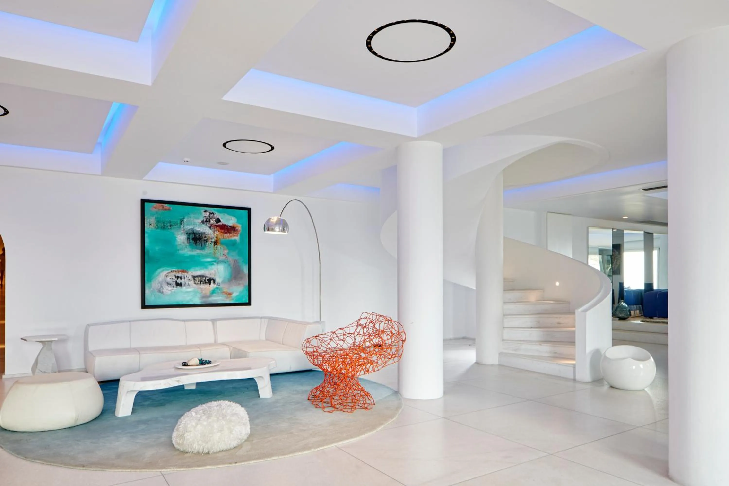 Lobby or reception in Myconian Ambassador Relais & Chateaux