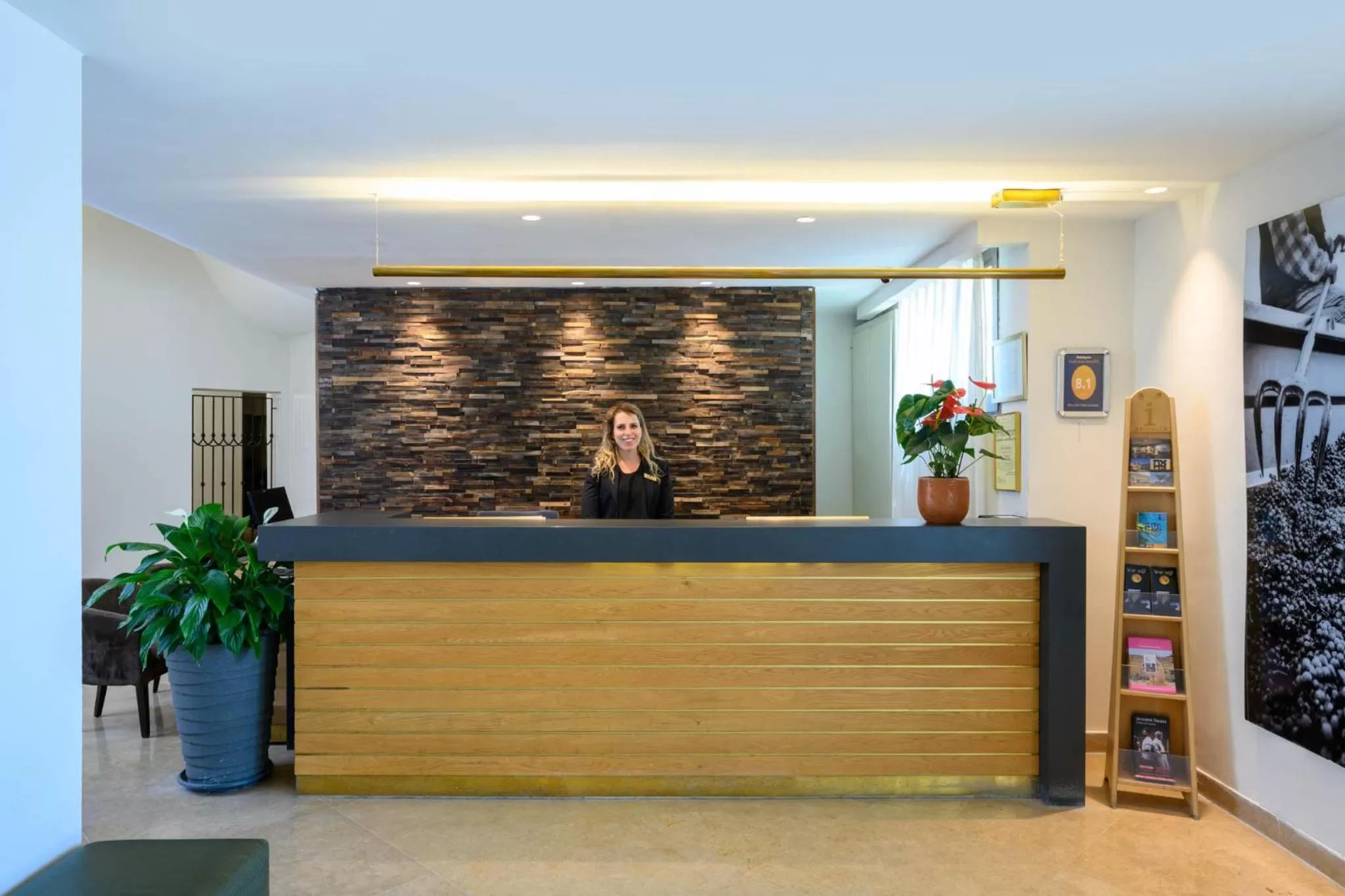 Lobby or reception in Prima Park Hotel Jerusalem