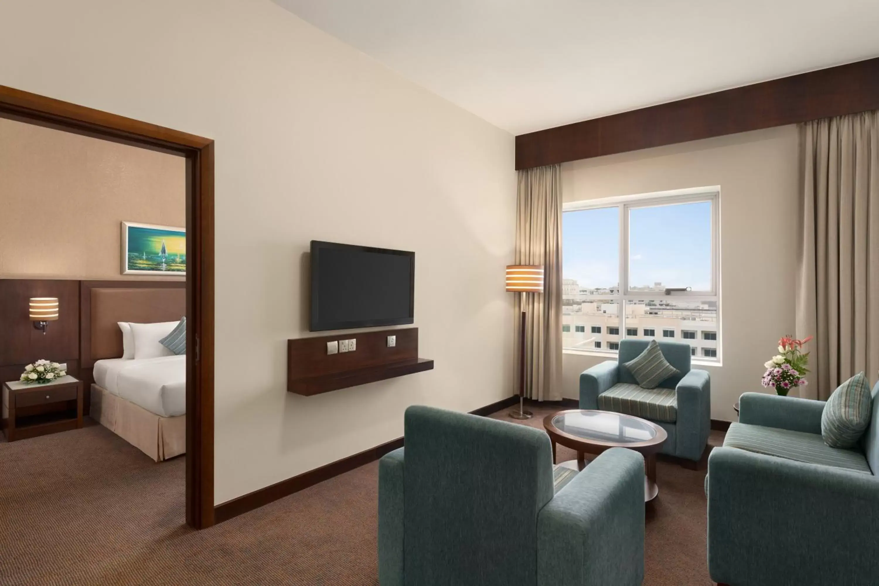 One-Bedroom King Suite - Non-Smoking, 20% off F&B in Ramada by Wyndham Dubai Deira One-Bedroom King Suite - Non-Smoking, 20% off F&B in Ramada by Wyndham Dubai Deira