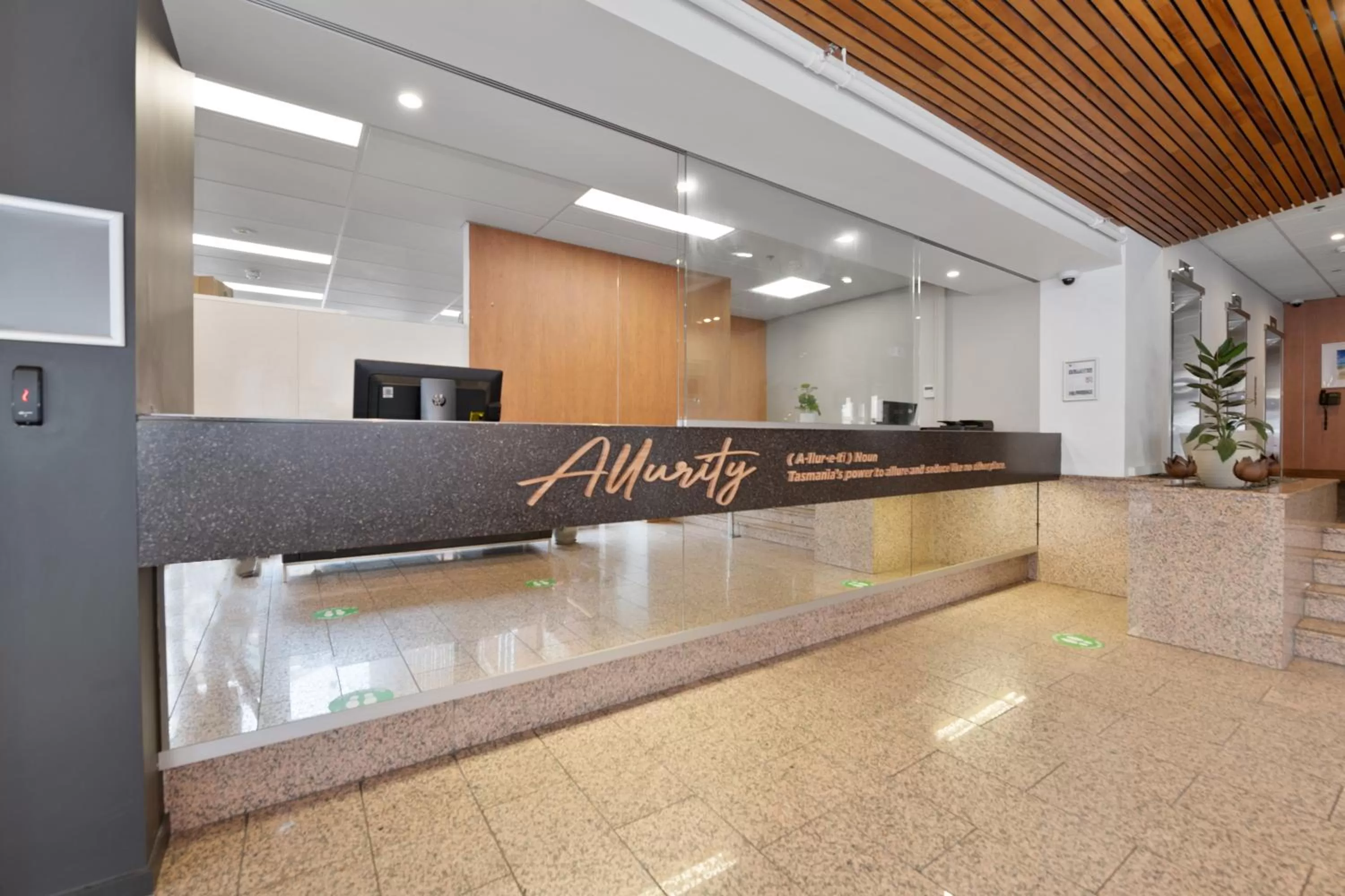 Lobby or reception in Allurity Hotel