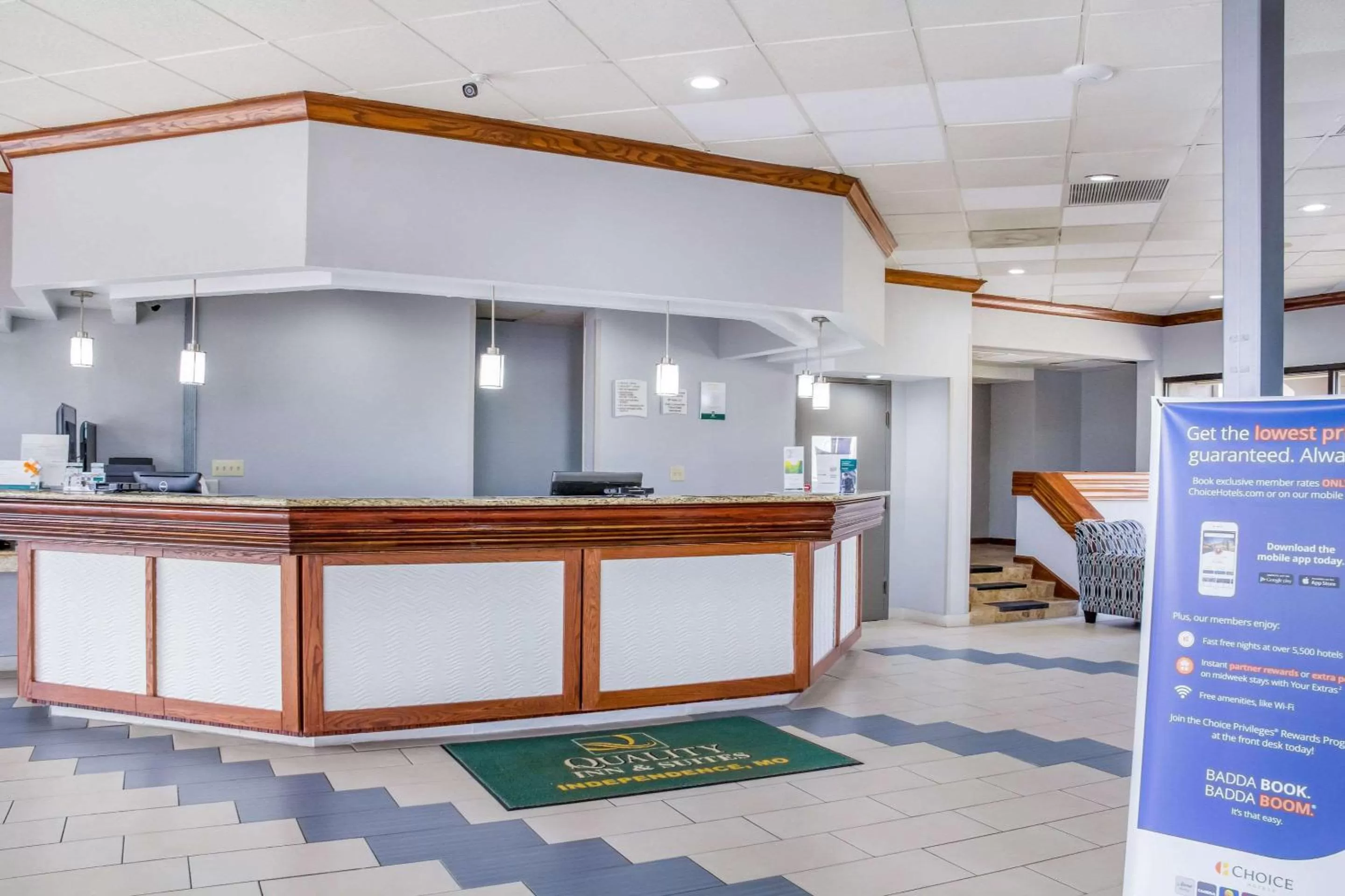 Lobby or reception in Quality Inn & Suites Kansas City - Independence I-70 East