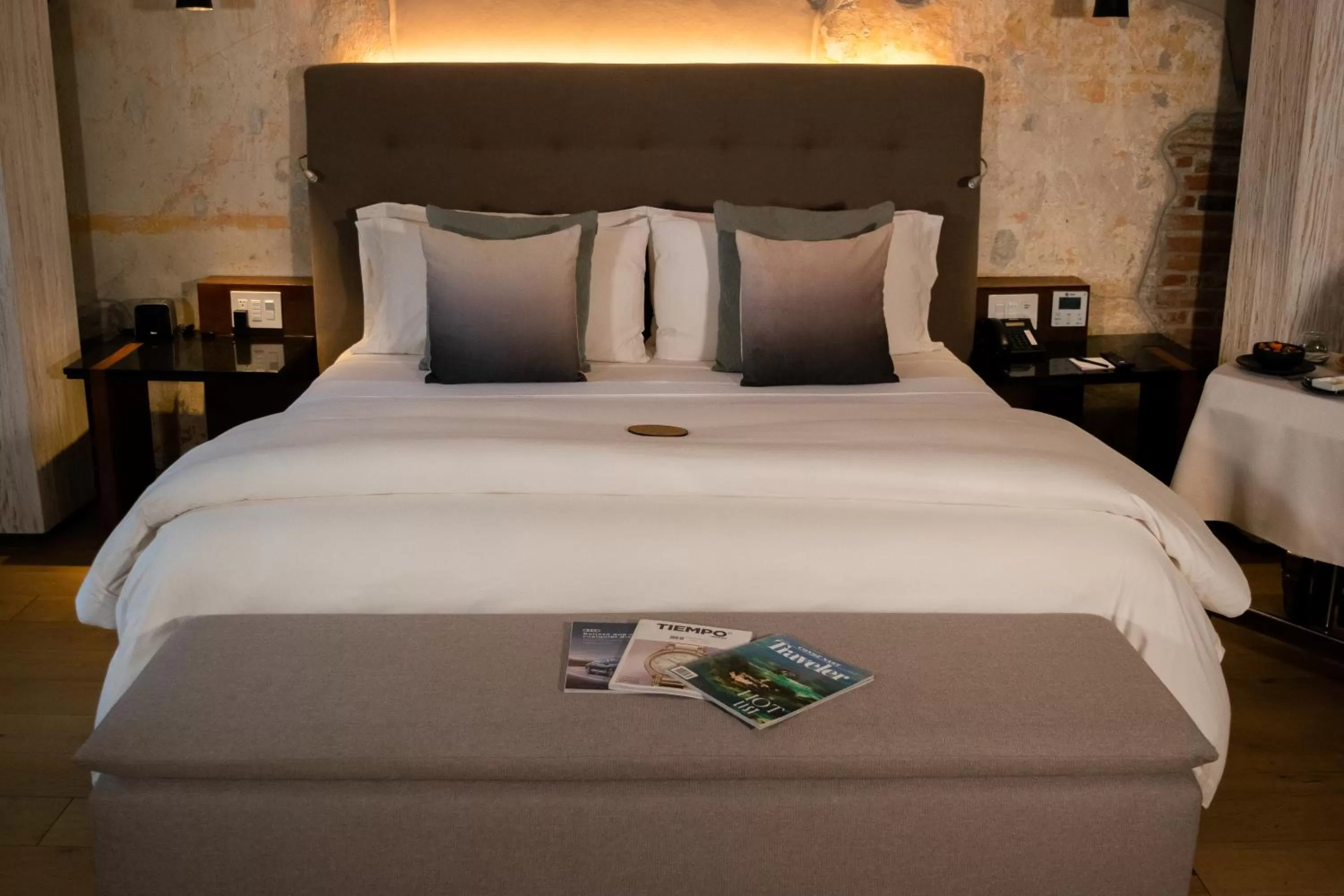 Bed in Cartesiano Boutique & Wellness Hotel
