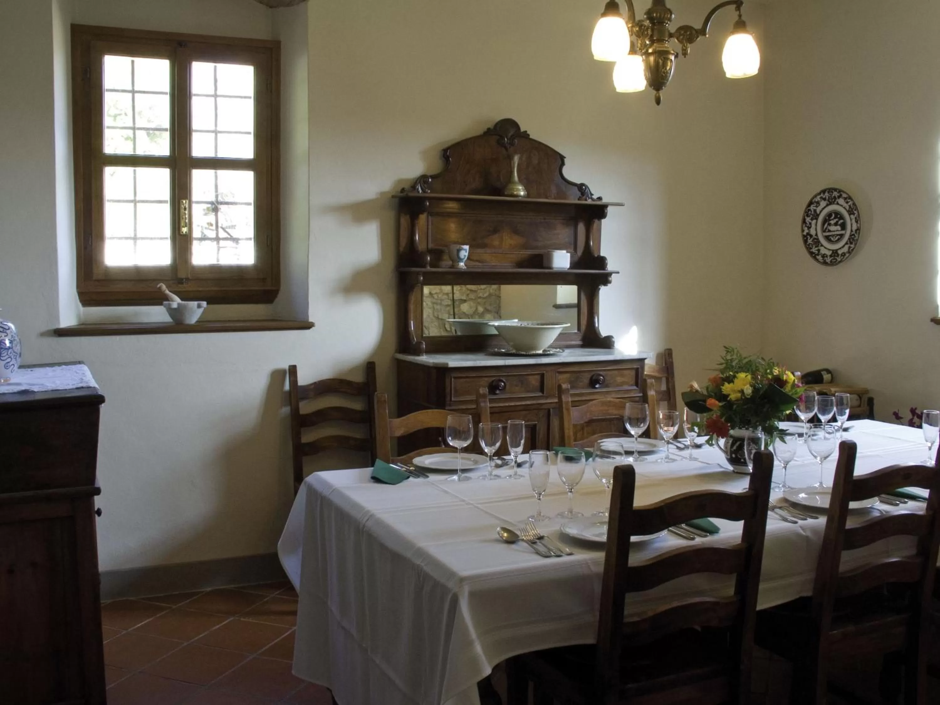 Dining area in Casignano