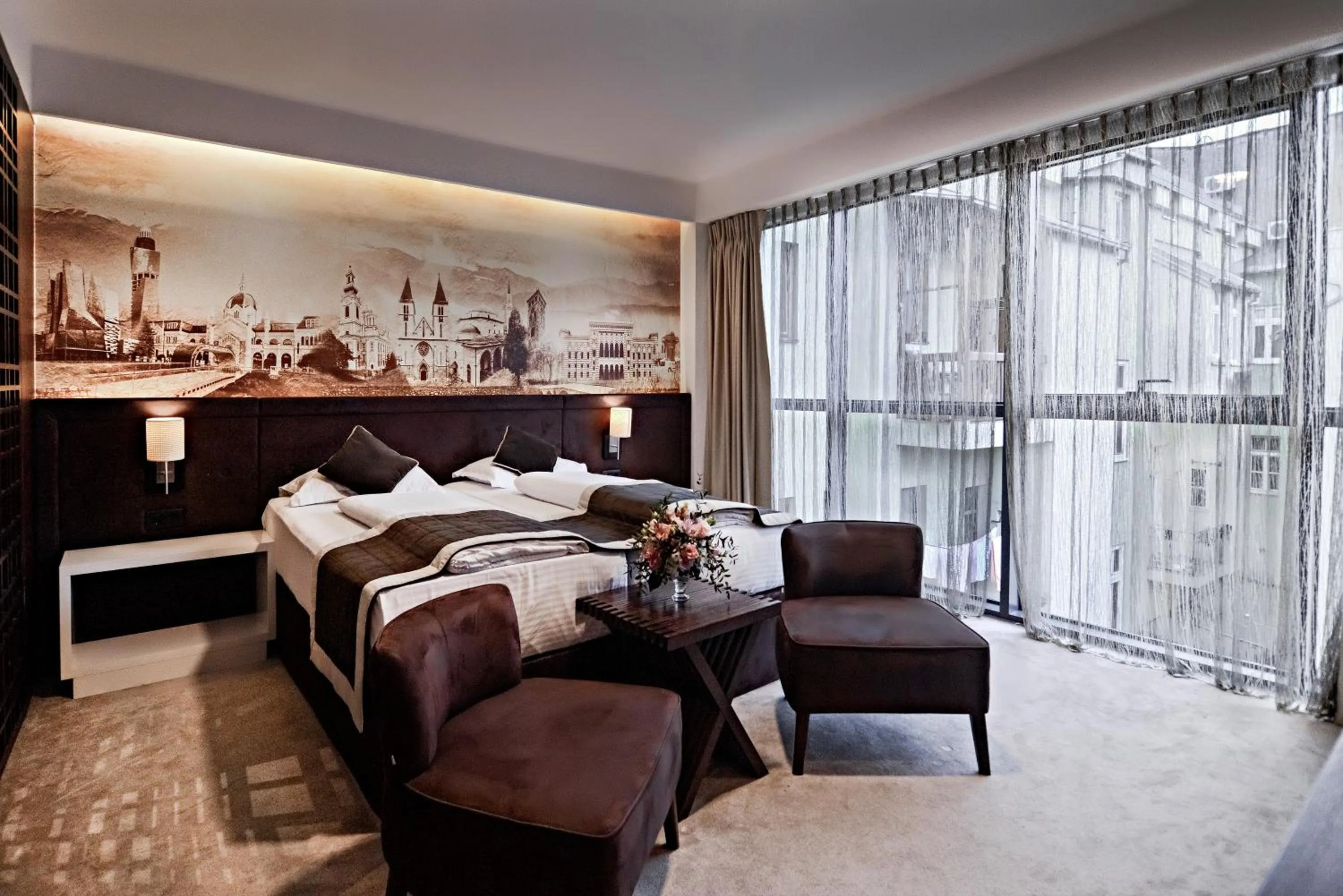 Photo of the whole room, Bed in Hotel President Sarajevo