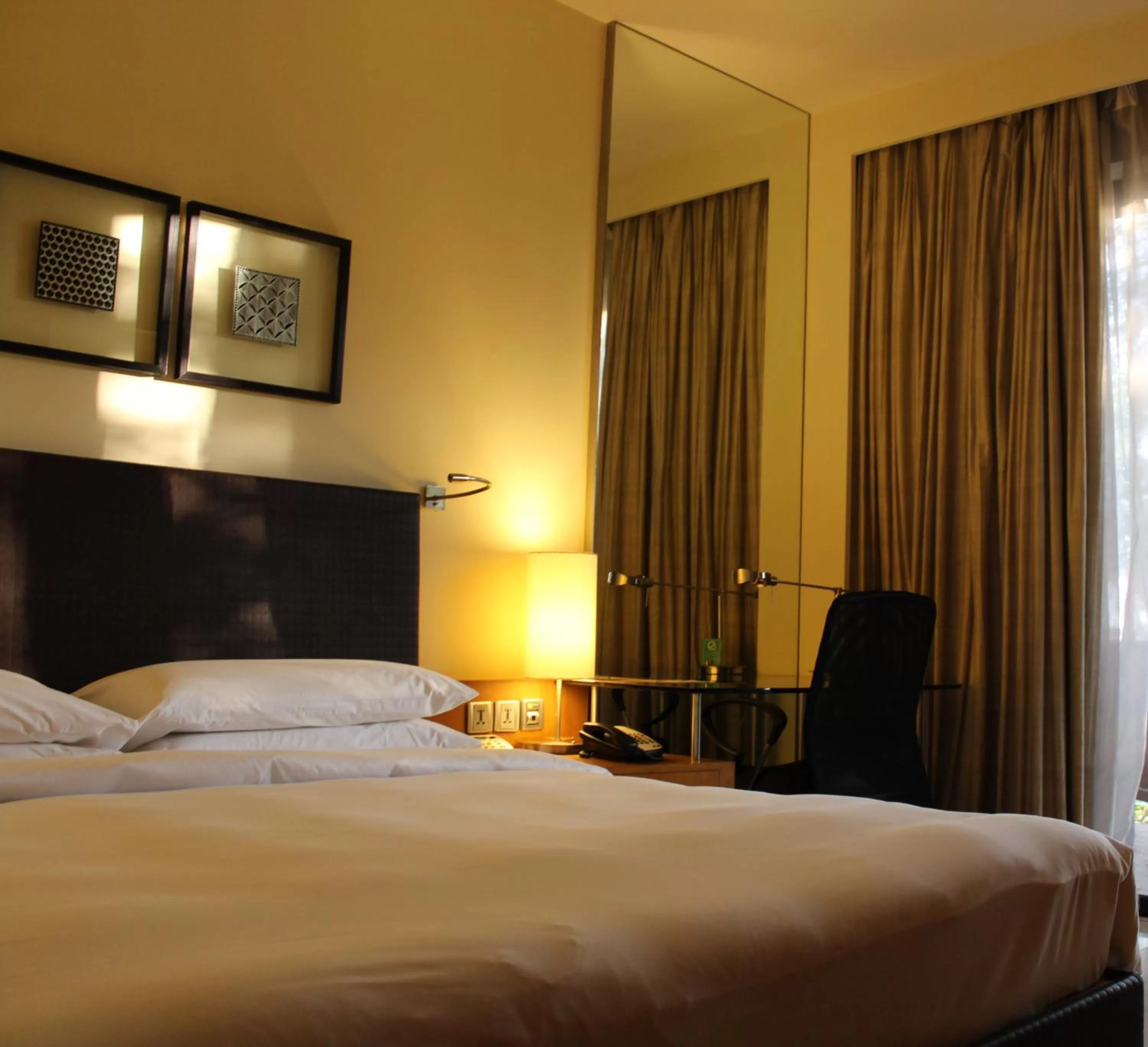 Bedroom, Bed in Hyatt Hyderabad Gachibowli