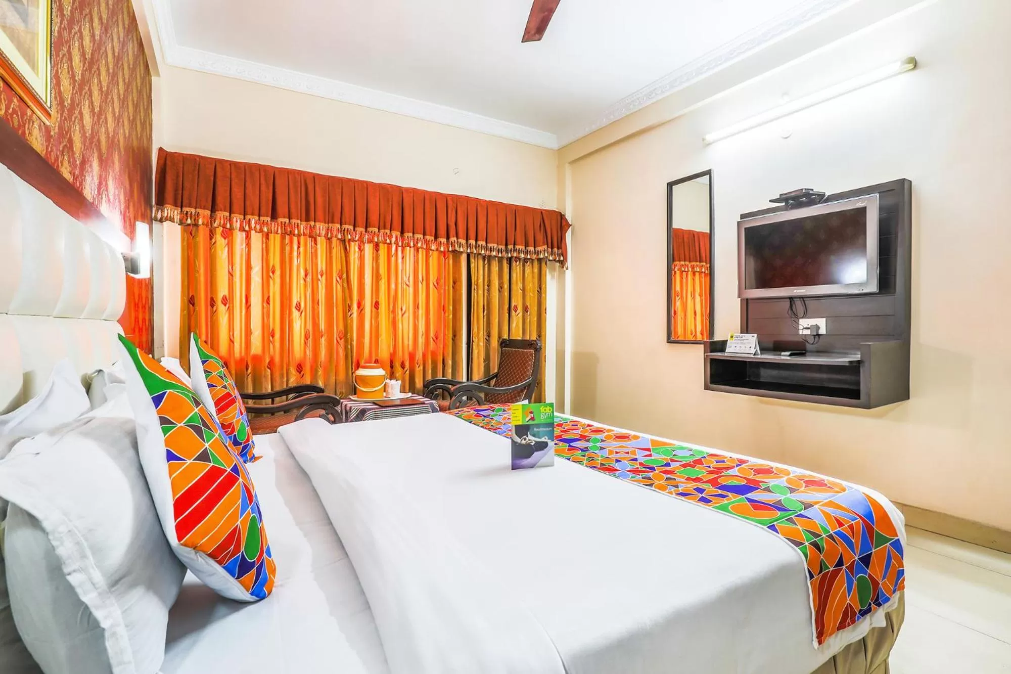 Bedroom, Bed in FabHotel Pramila Inn