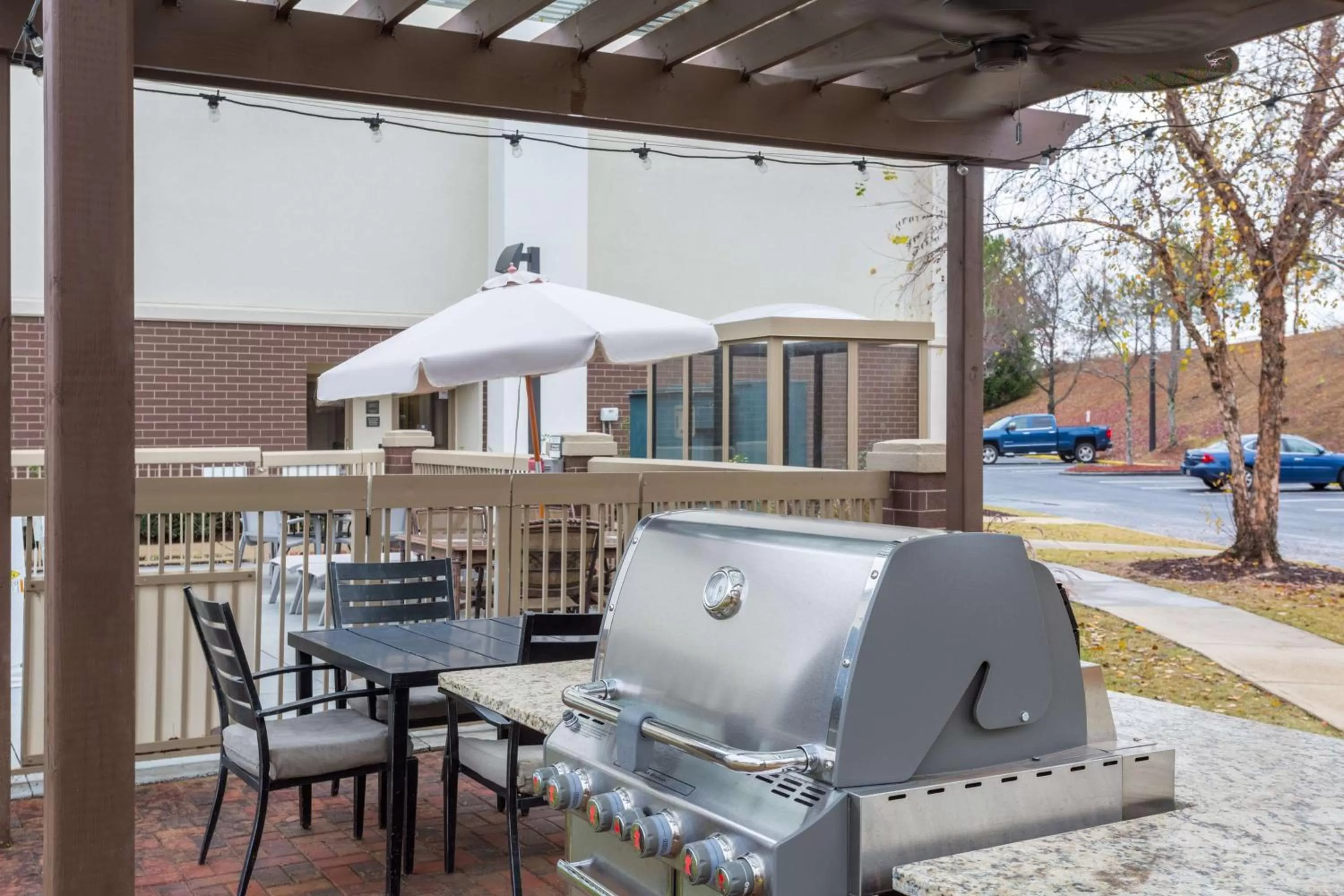 Patio in Hampton Inn Bremen