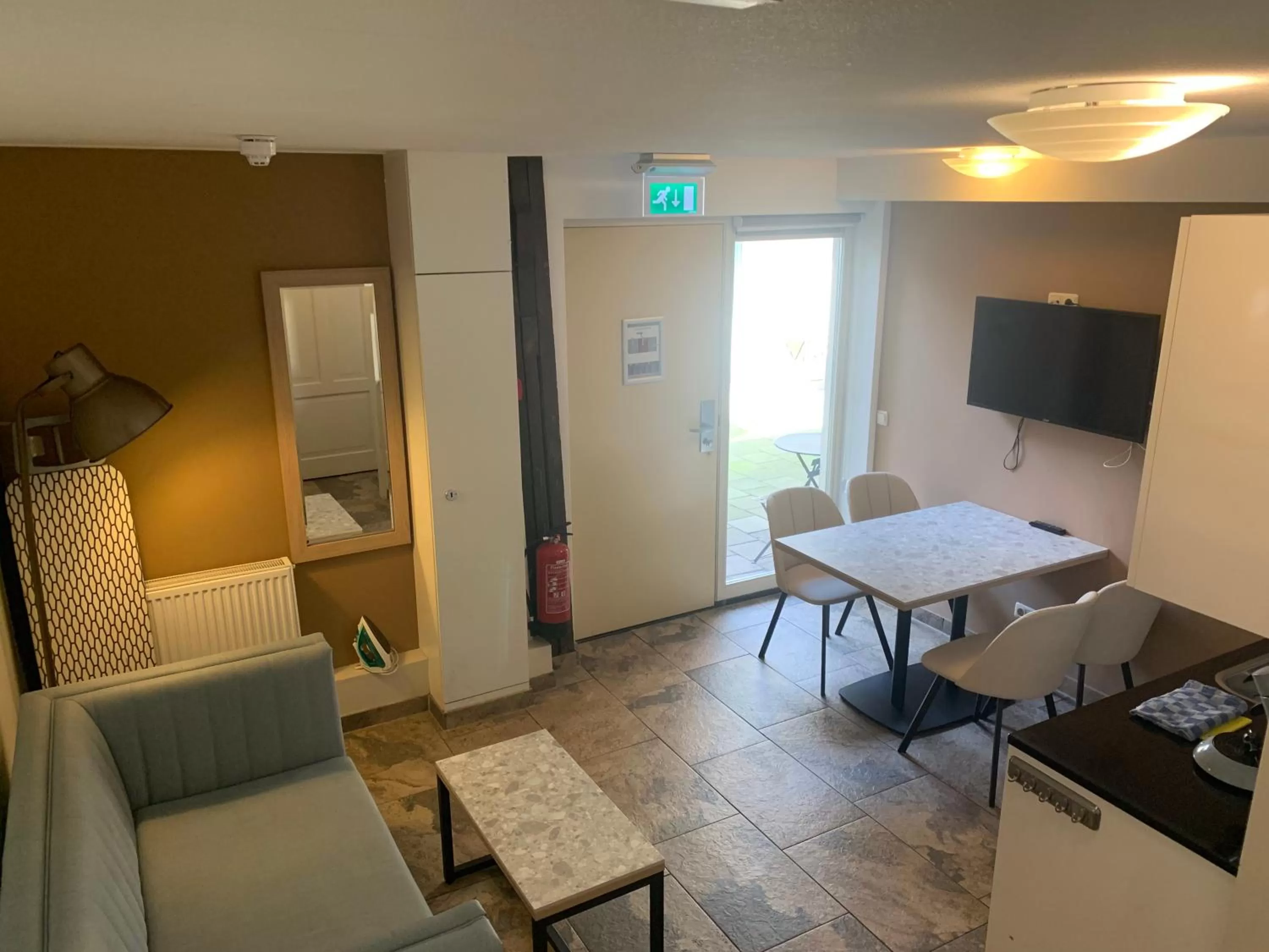 Living room in Plantage Garden Apartments