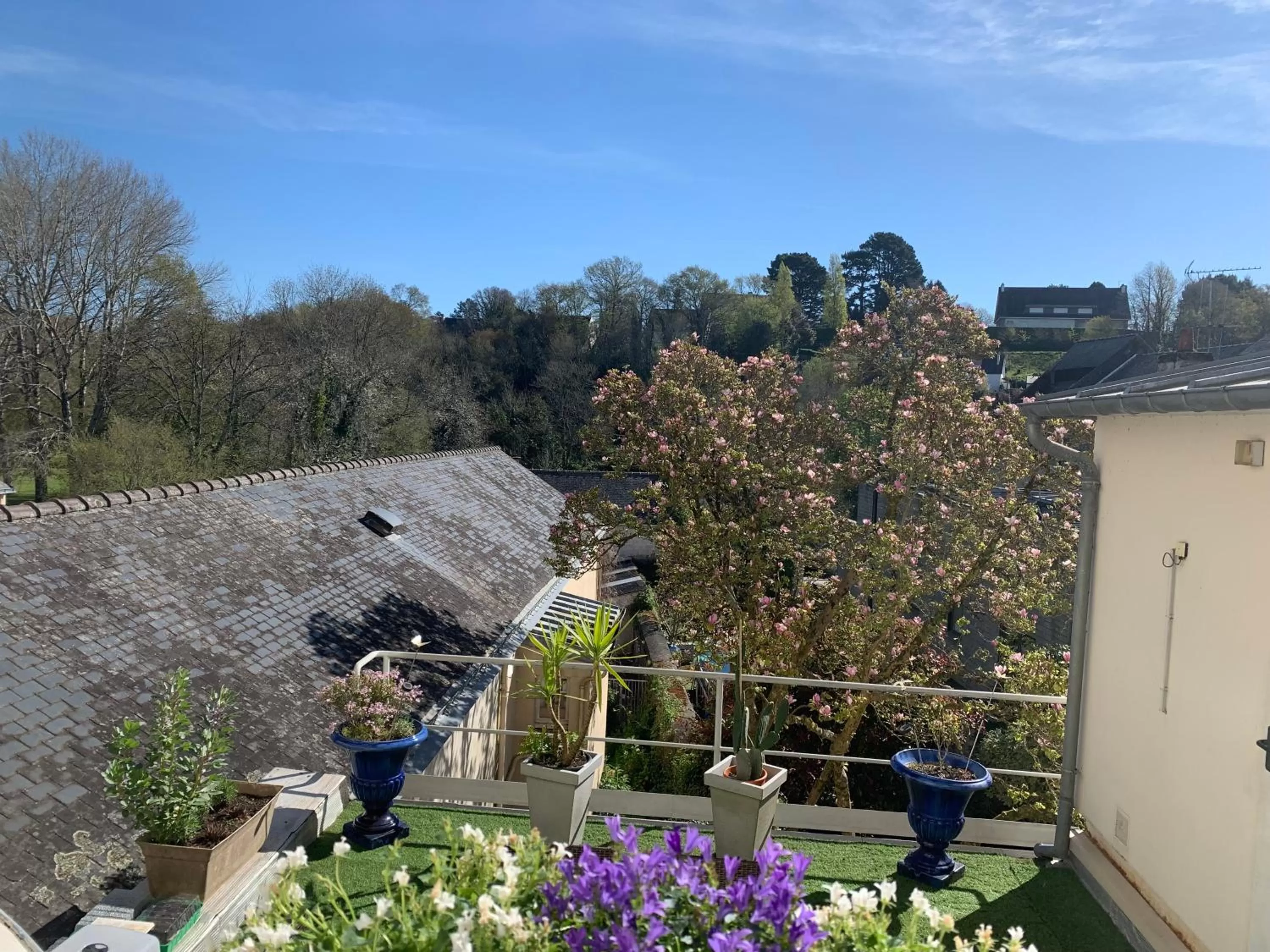 Patio in Hôtel Vintage