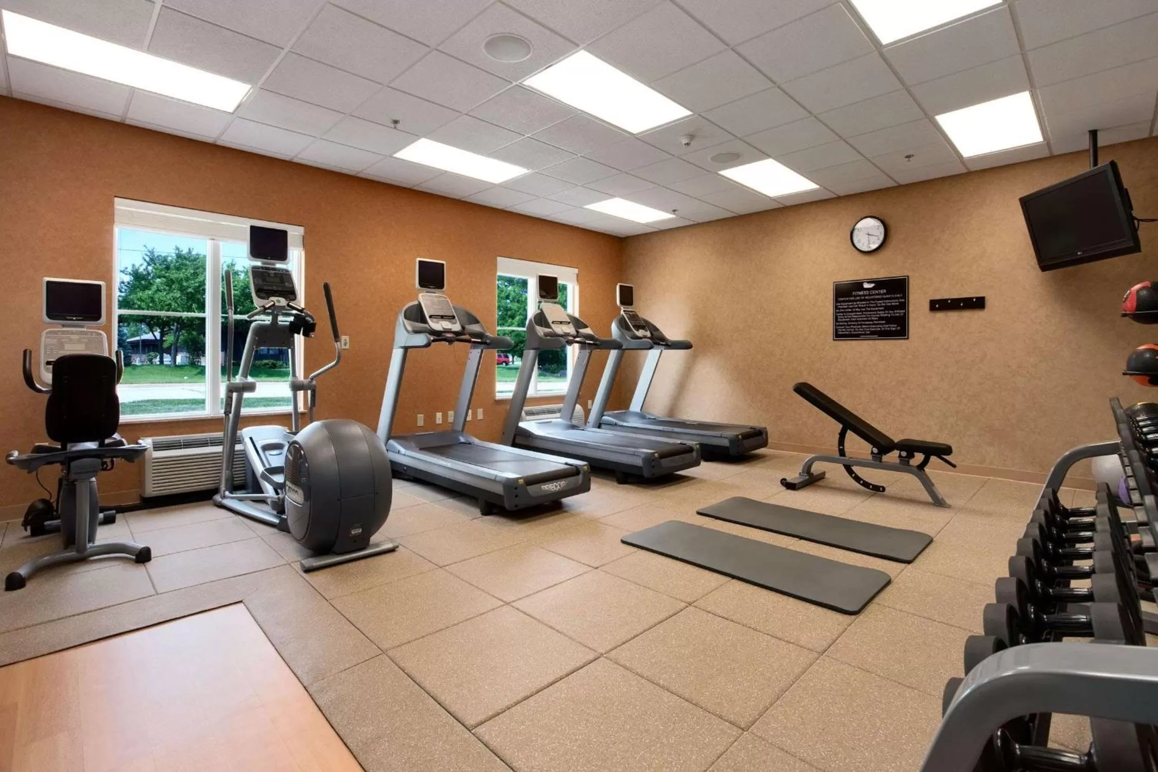 Fitness centre/facilities in Homewood Suites by Hilton Decatur-Forsyth