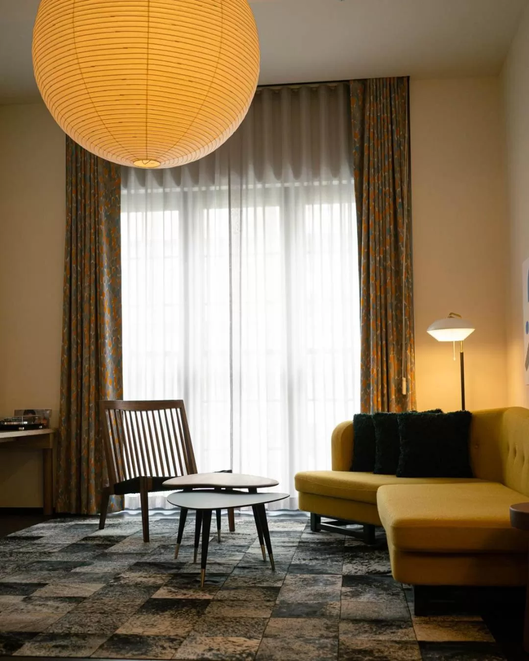 Living room in Ace Hotel Kyoto