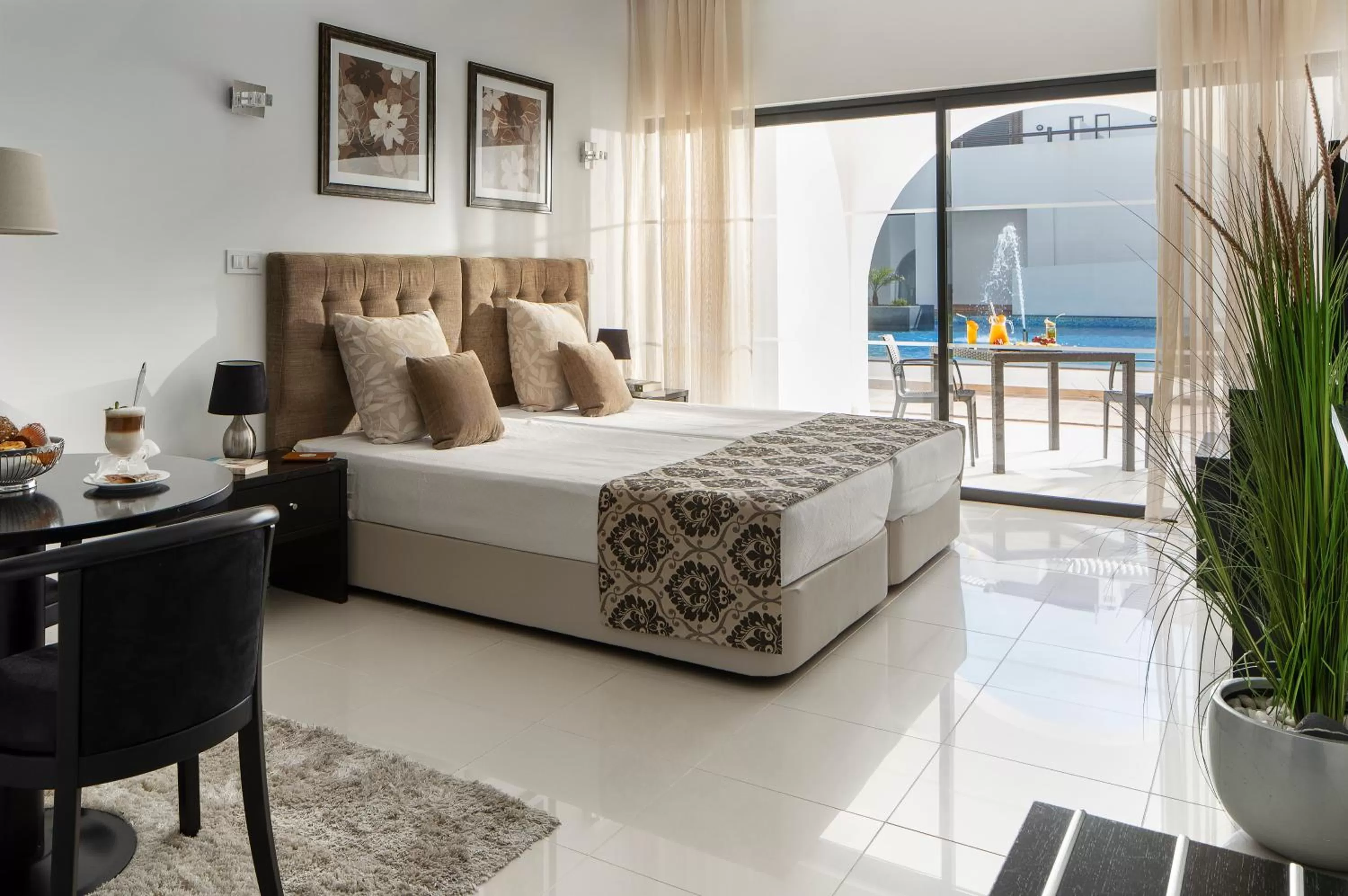 Bed in Belmar Spa & Beach Resort