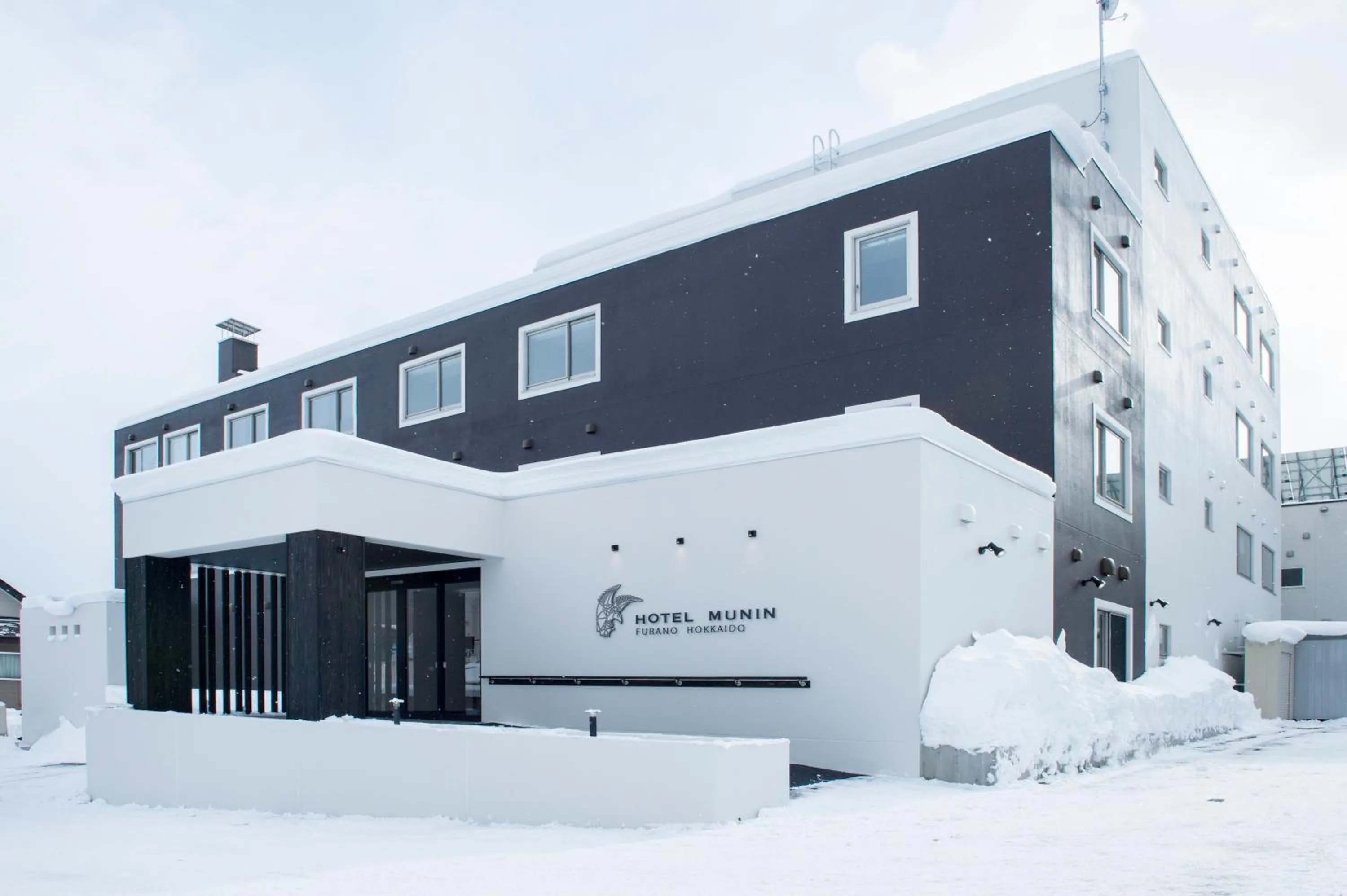 Facade/entrance in Hotel Munin Furano