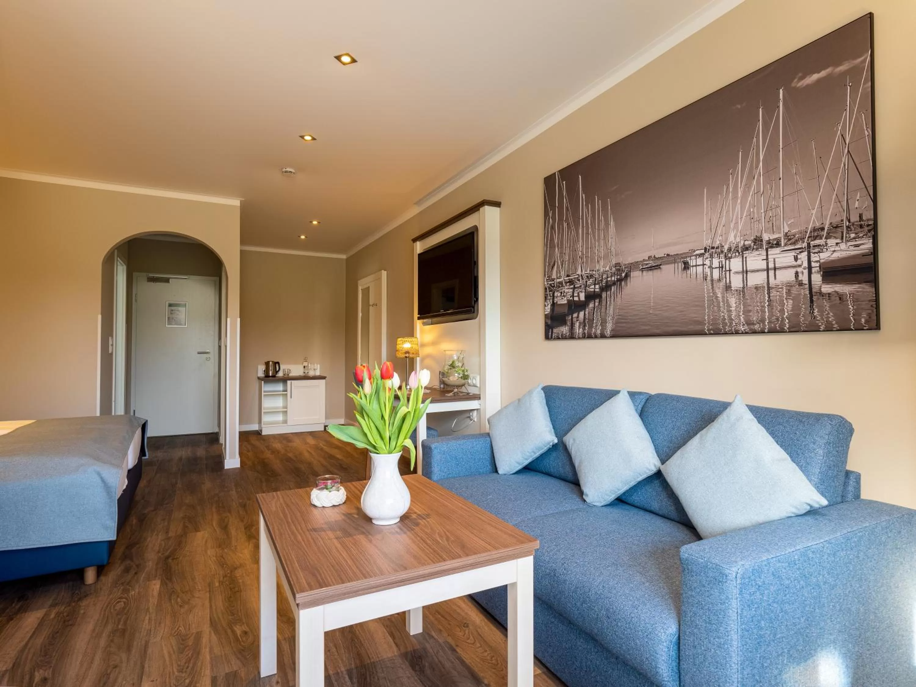 Living room in Tom's Hus Heiligenhafen