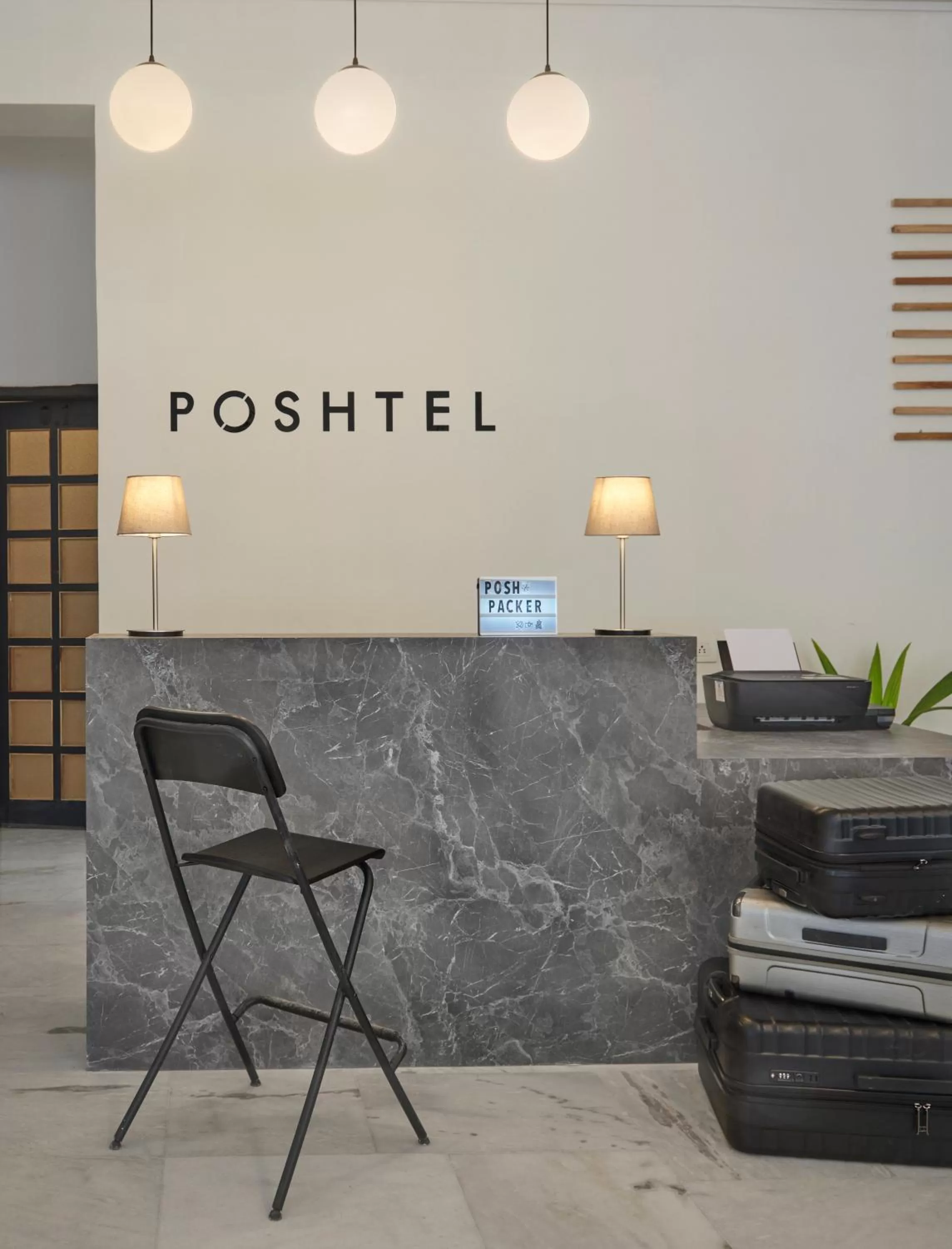 Lobby or reception in Poshtel VNS