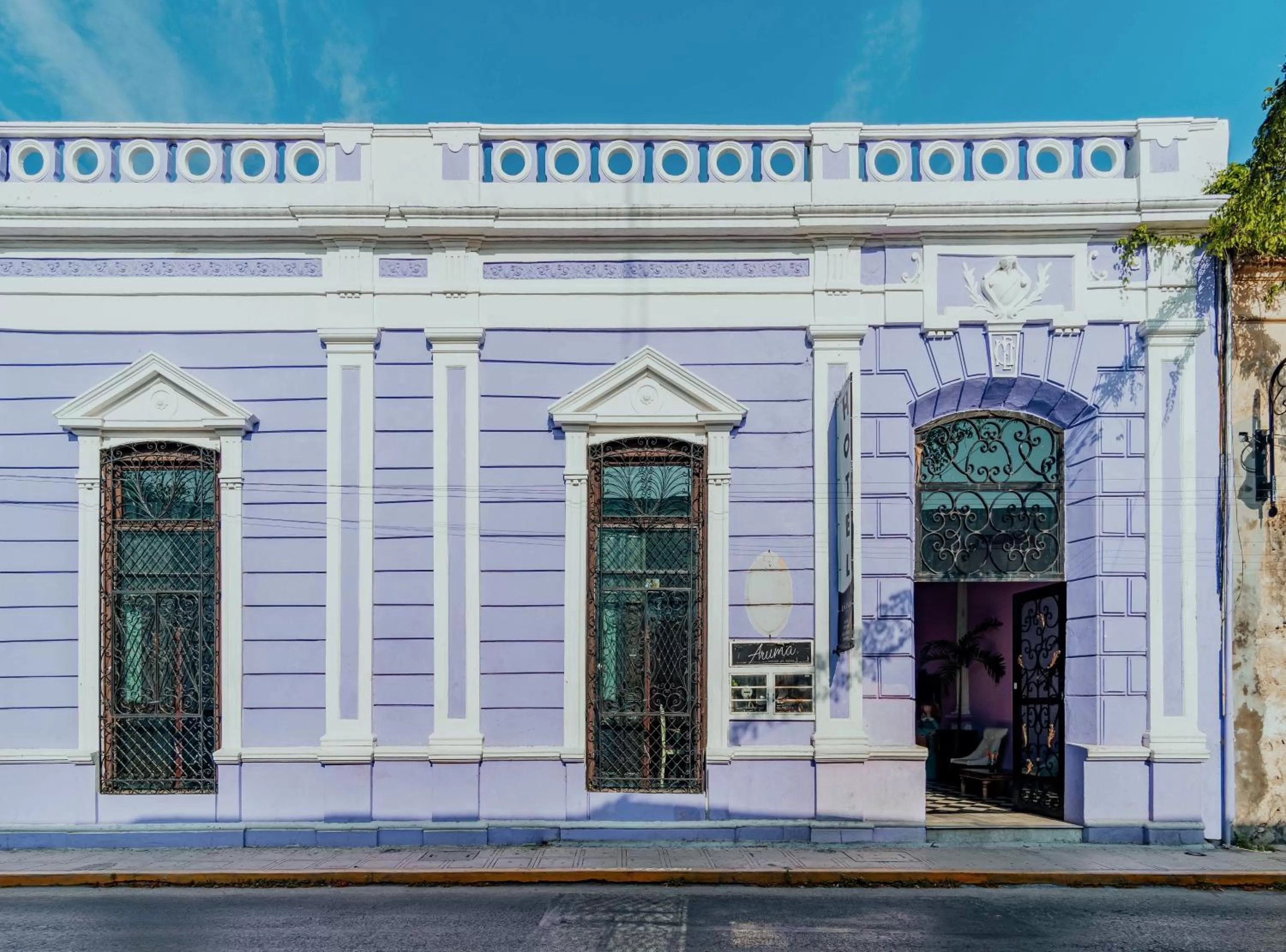 Facade/entrance in Hotel Lavanda CAS Merida