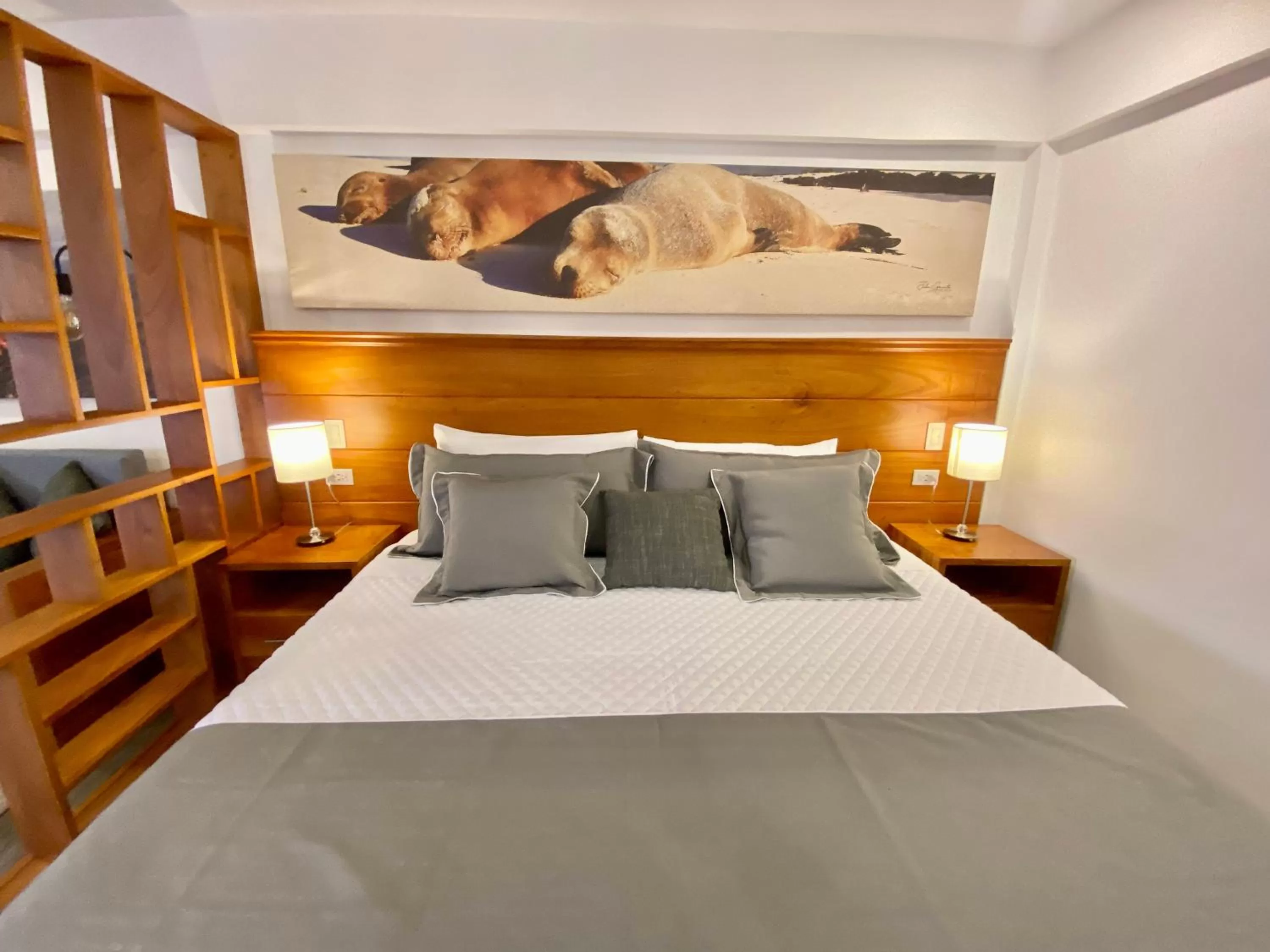 Bed in Torre Mar Galapagos Boutique Suites