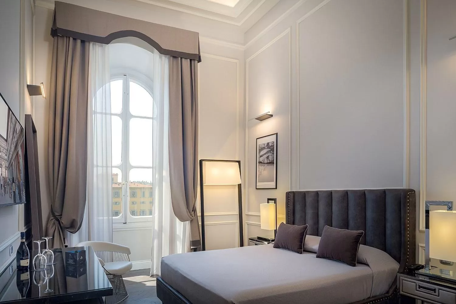 Photo of the whole room, Bed in Palazzo Alfieri - Place of Charme