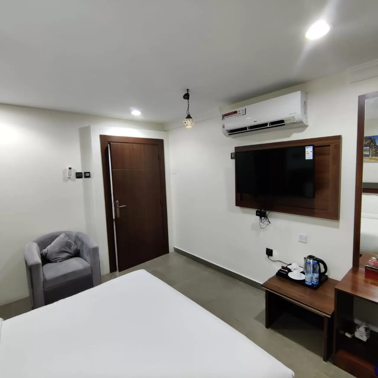 Bed in MY HOTEL Nizwa Residence Hotel Apartments نزوى ريزيدنس للشقق الفندقيه