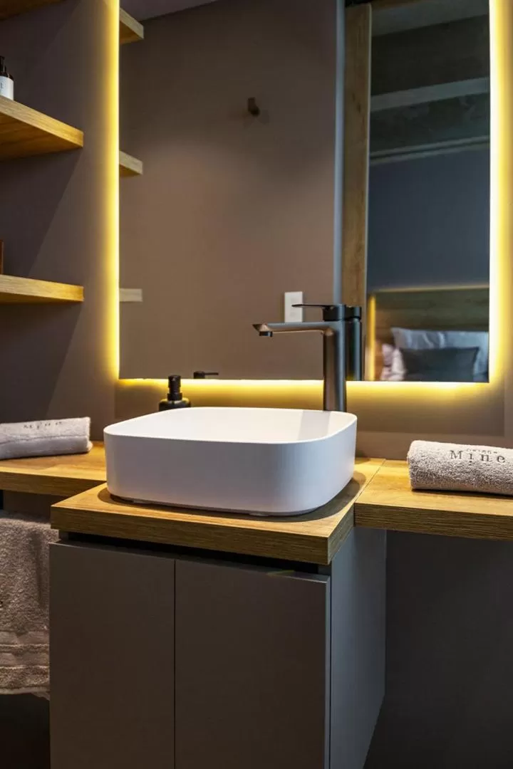 Bathroom in ICON 100 Luxury Apartasuites