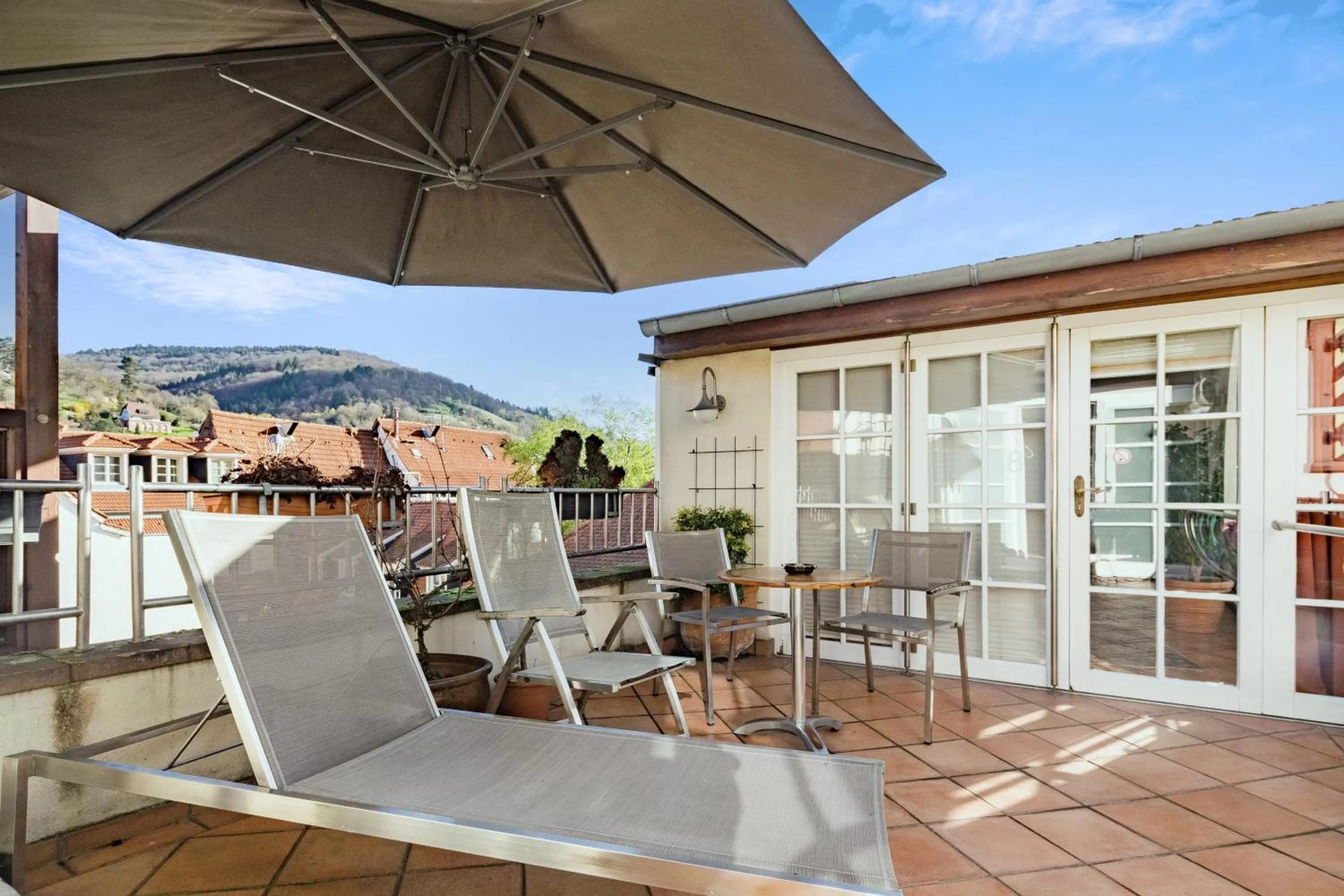 Balcony/Terrace in Hotel-Restaurant Hackteufel