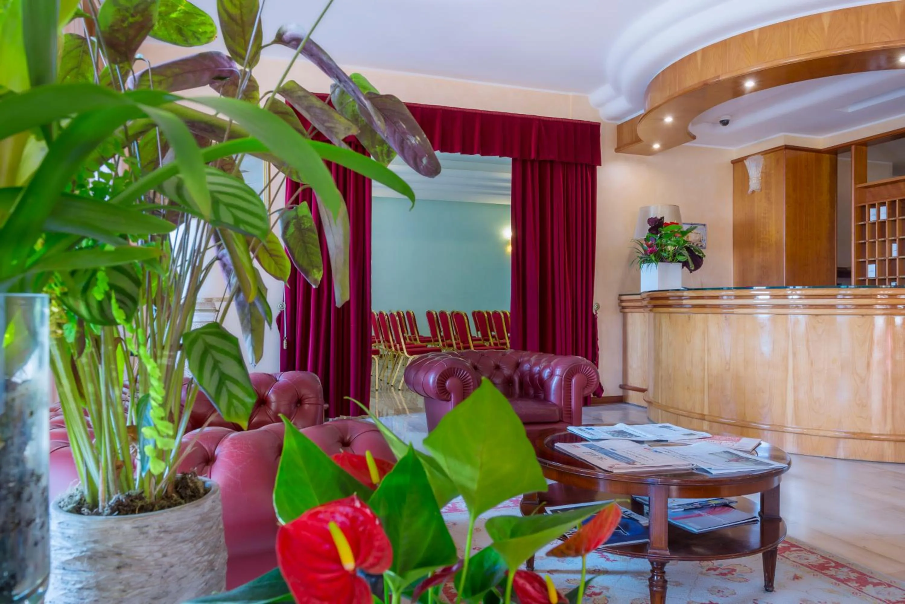 Lobby or reception in Astura Palace Hotel