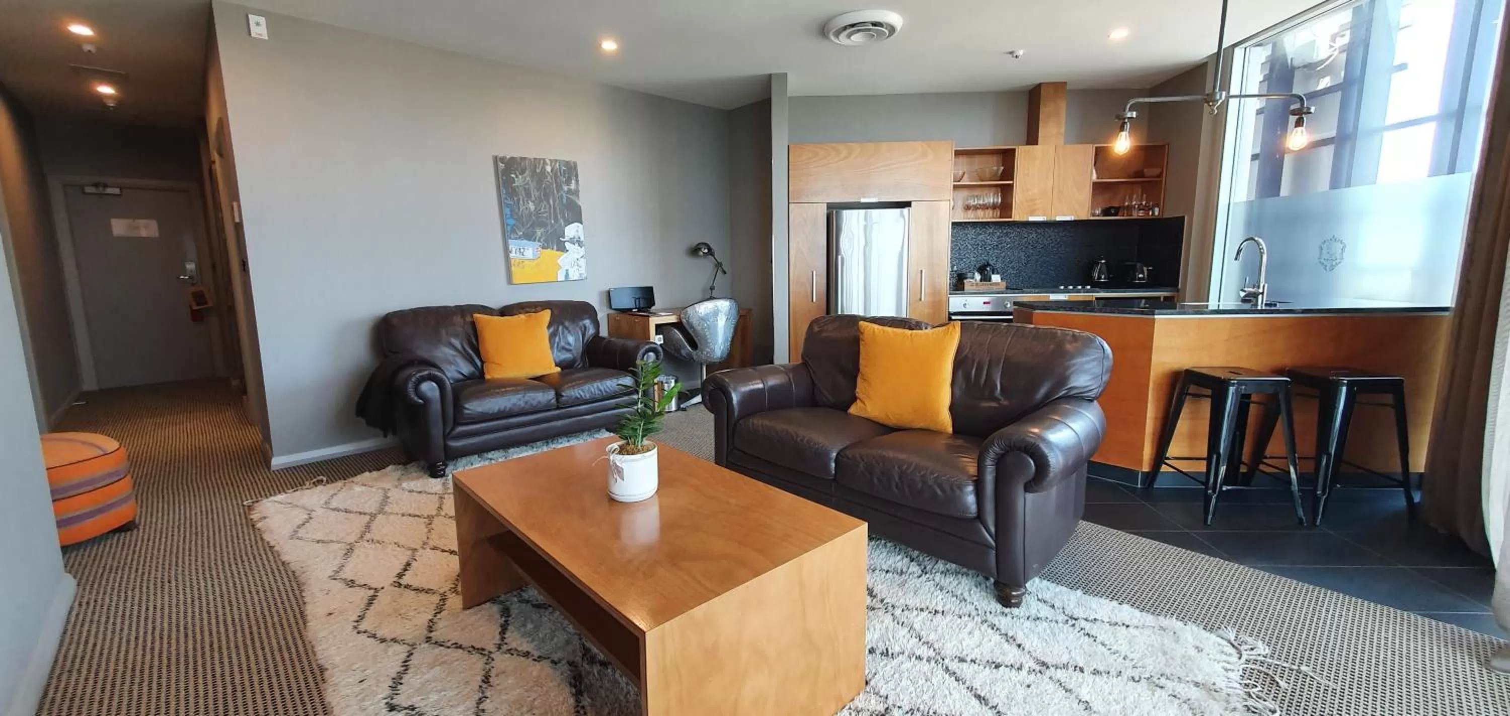 Bedroom in King and Queen Hotel Suites