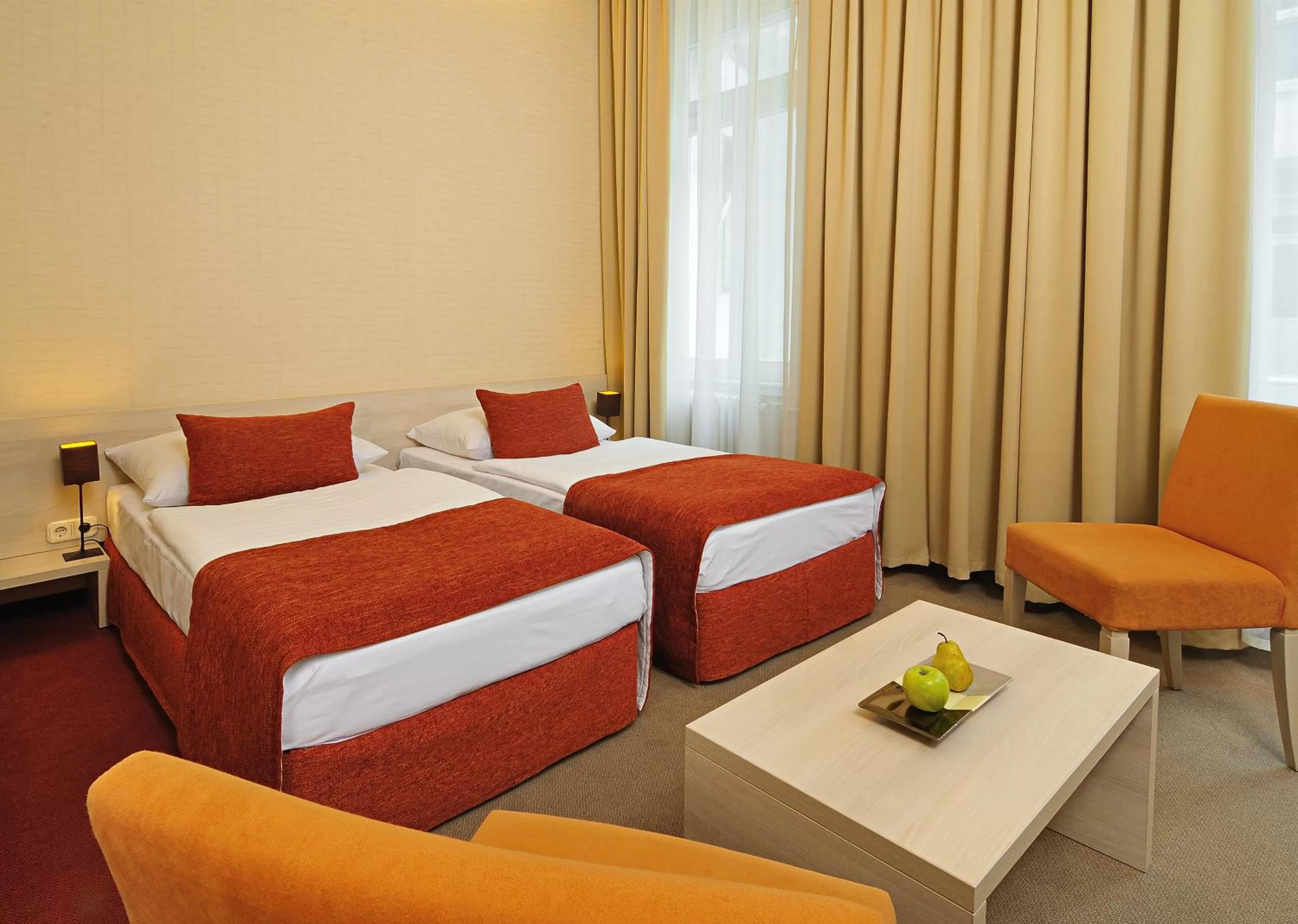 Bed in Star City Hotel