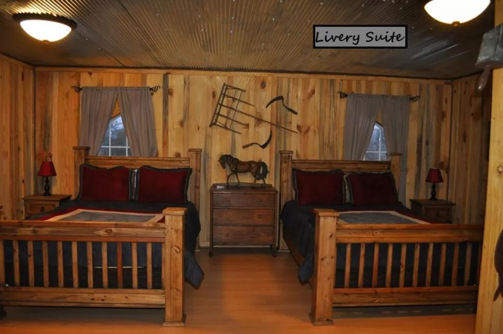 Bedroom in Diamonds Old West