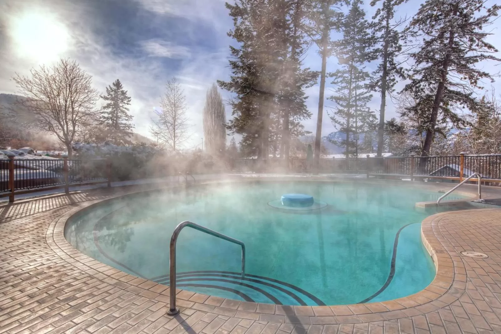 Hot Spring Bath in Fairmont Hot Springs Resort