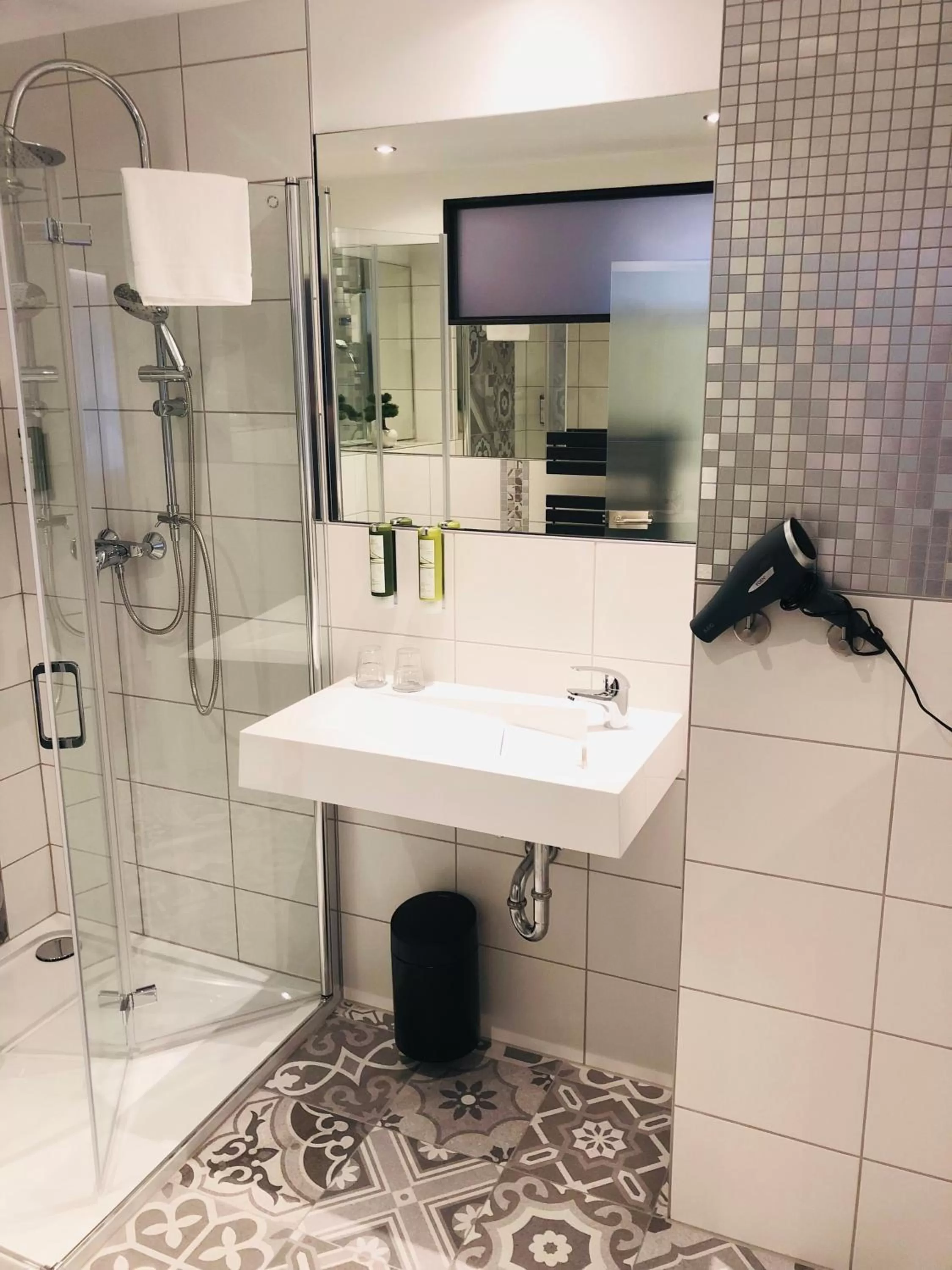 Shower in Hotel am Schloss