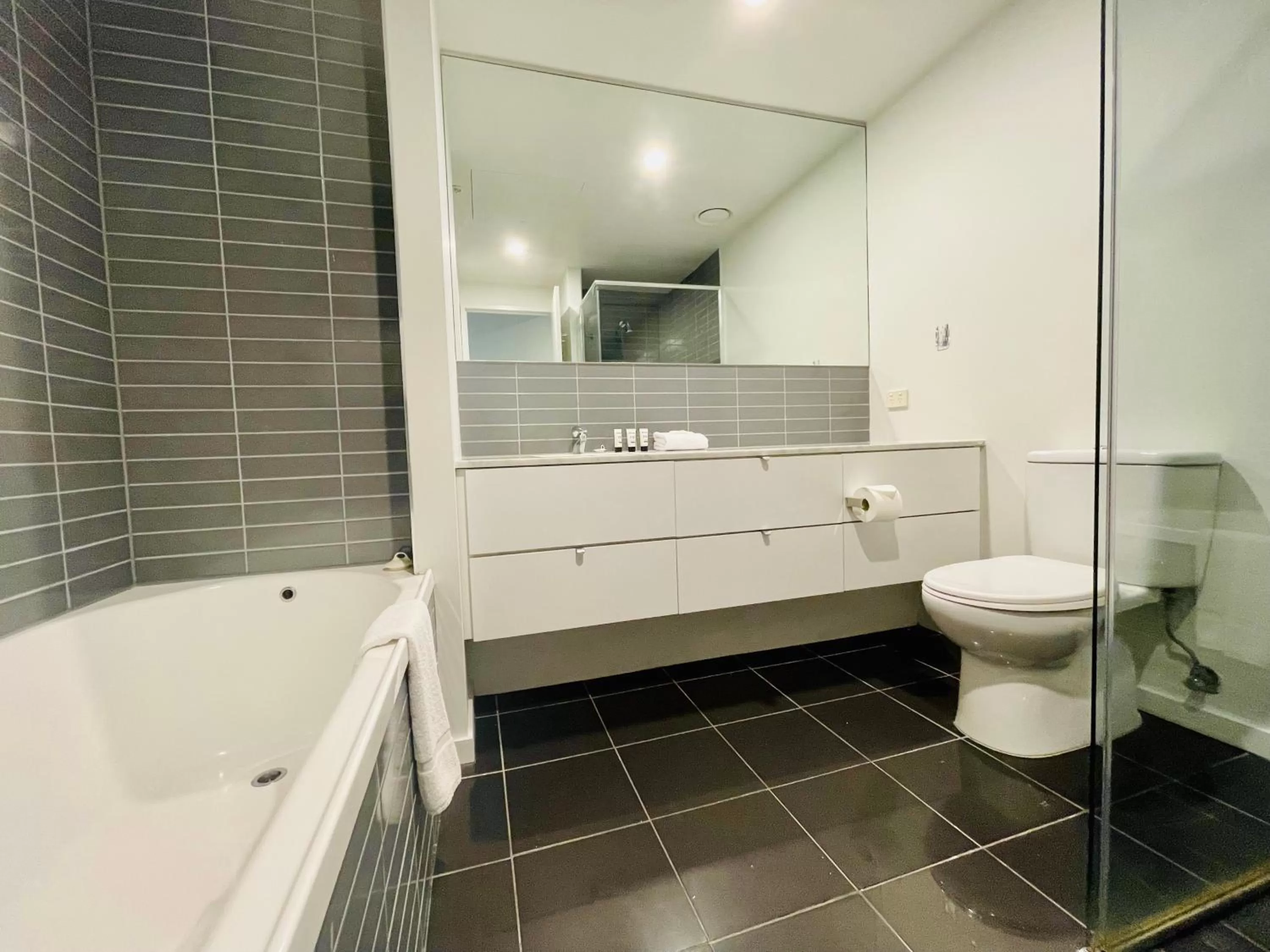 Bathroom in The Sebel Residences Melbourne Docklands Serviced Apartments